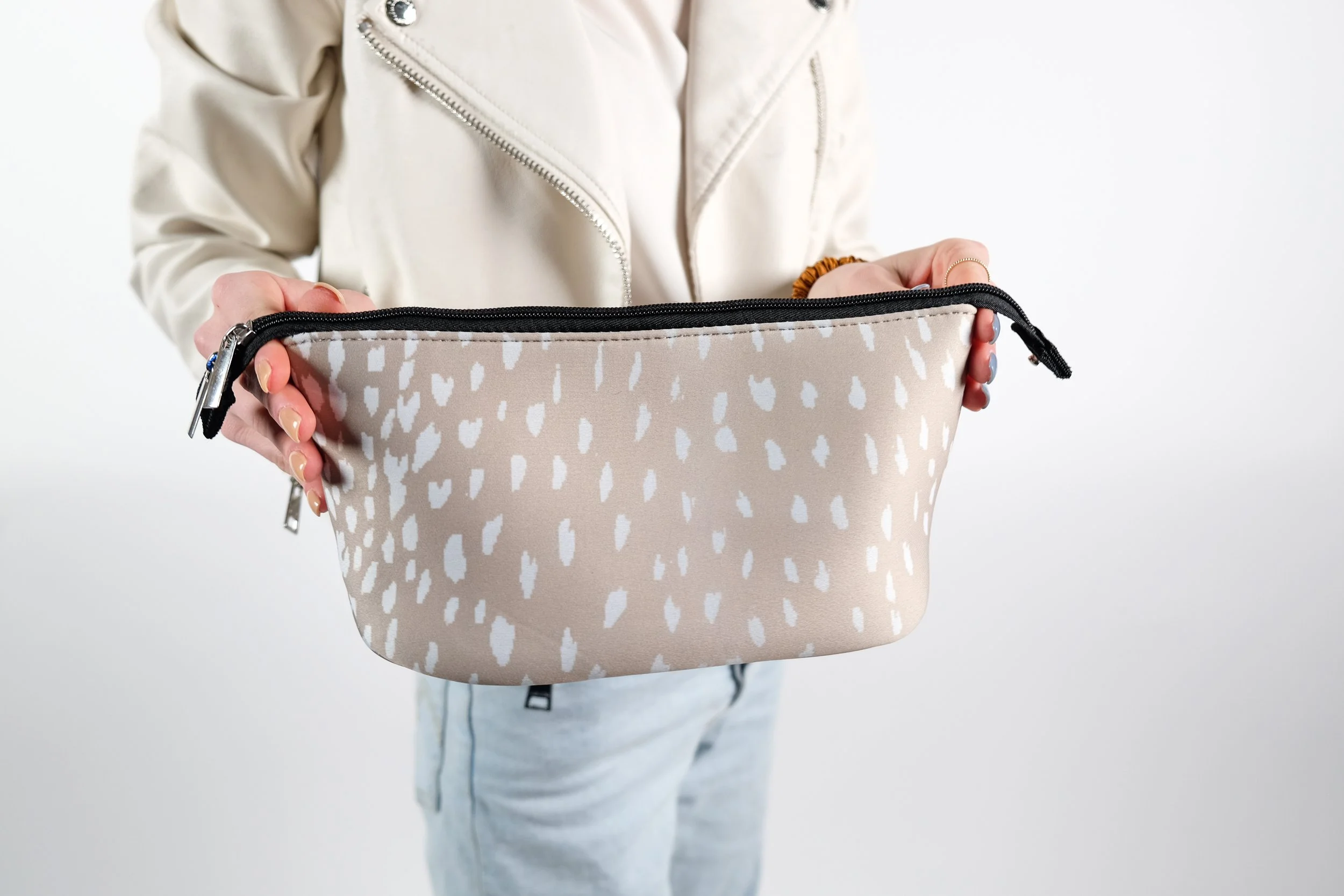 Champagne Fawn Cosmetic Bag