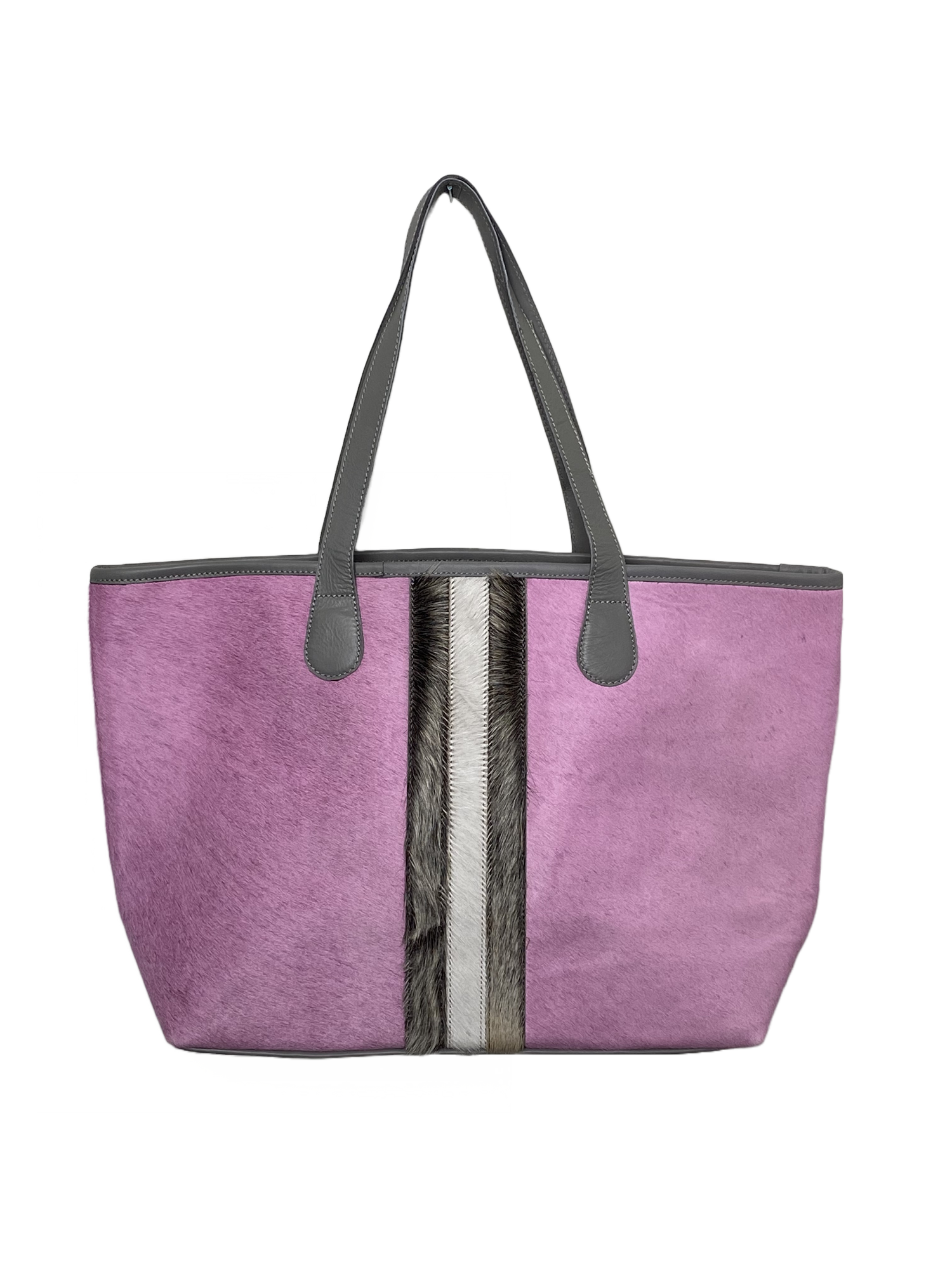 Pink Grey Tote bag
