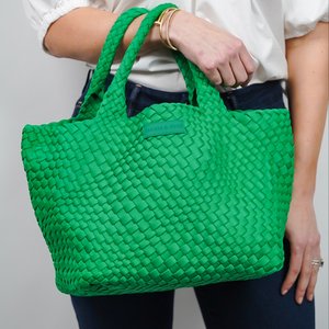 Bone Woven Mini Tote — Parker & Hyde