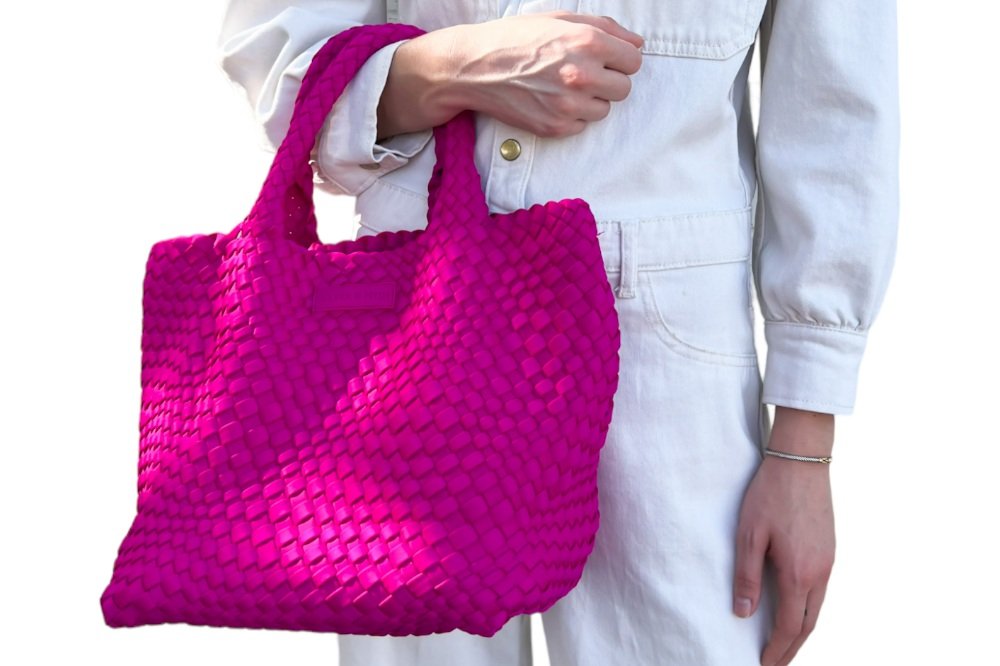 Berry Classic Woven Tote — Parker & Hyde