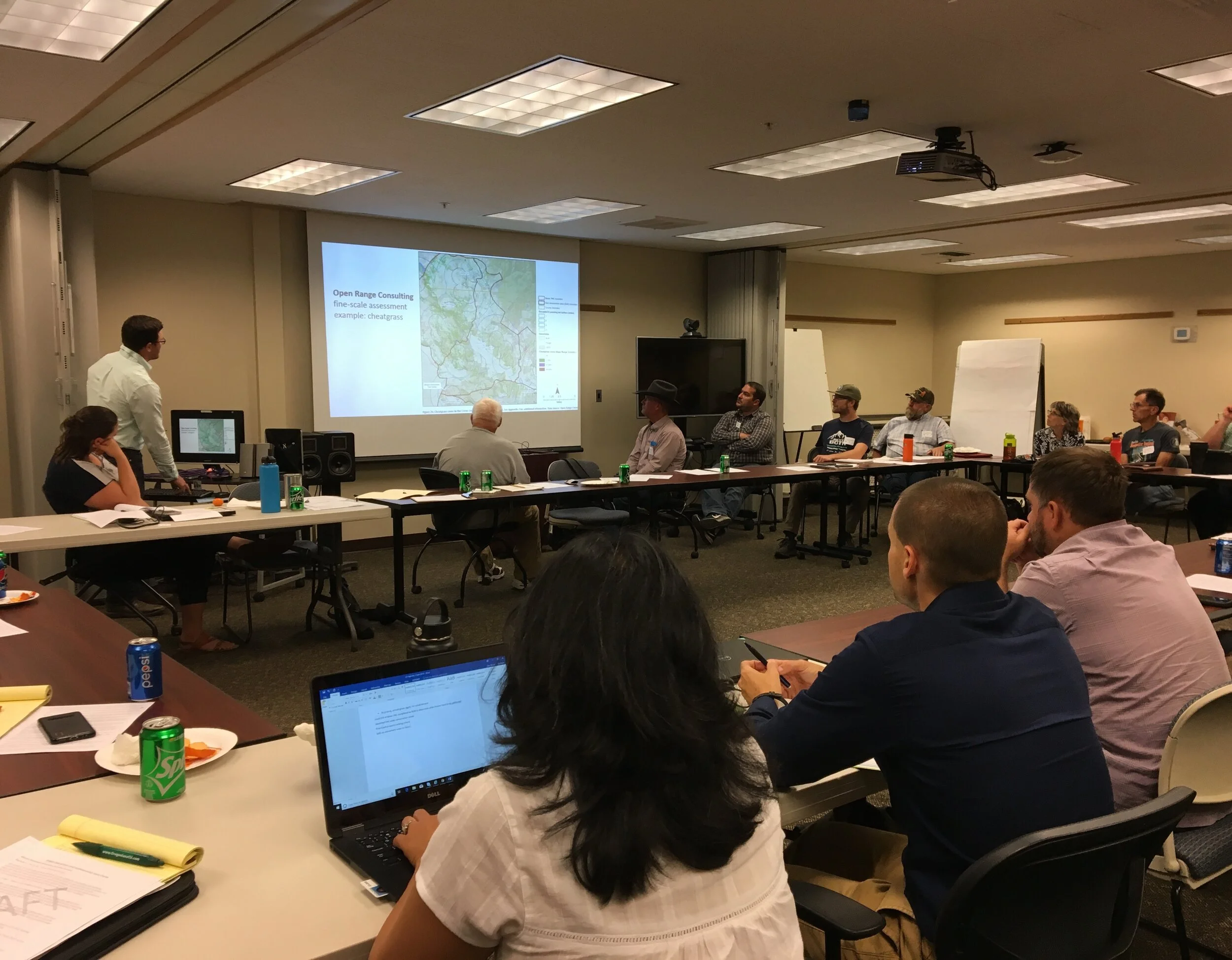 While the Vale Team is scheduled to have their first meeting later in the fall of 2019, the Prineville Team recently met for the first time in several years. Together, members of each LIT will work to identify common interests across jurisdictional boundaries. For each LIT, members will develop unique strategies allowing their team to address threats to sage-grouse while finding opportunities for targeted collaboration to increase efficiency and resources. This minimizes the shotgun pattern of conservation that often occurs when interest groups are not talking to their neighbors. In short, we already know our local partners are doing great things for sage-grouse. What I hope for is to help them find a forum to discuss the good work they’re already doing and subsequently identify common areas for opportunity to work with others in their own backyard.