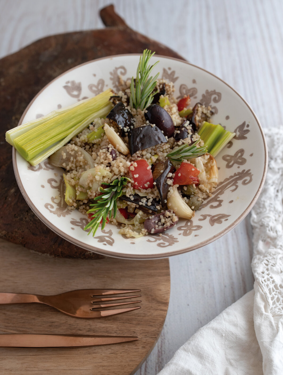Mediterranean Couscous Salad - The Art of Salad by Julie Deffense