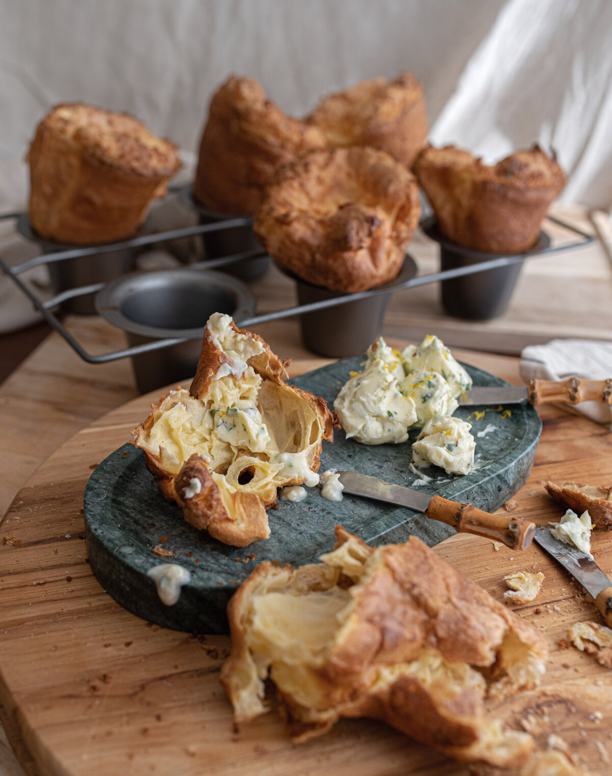 Popovers - The Art of Salad by Julie Deffense