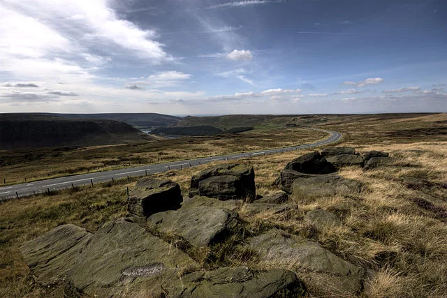 Saddleworth Moor, where some of the bodies were found buried.