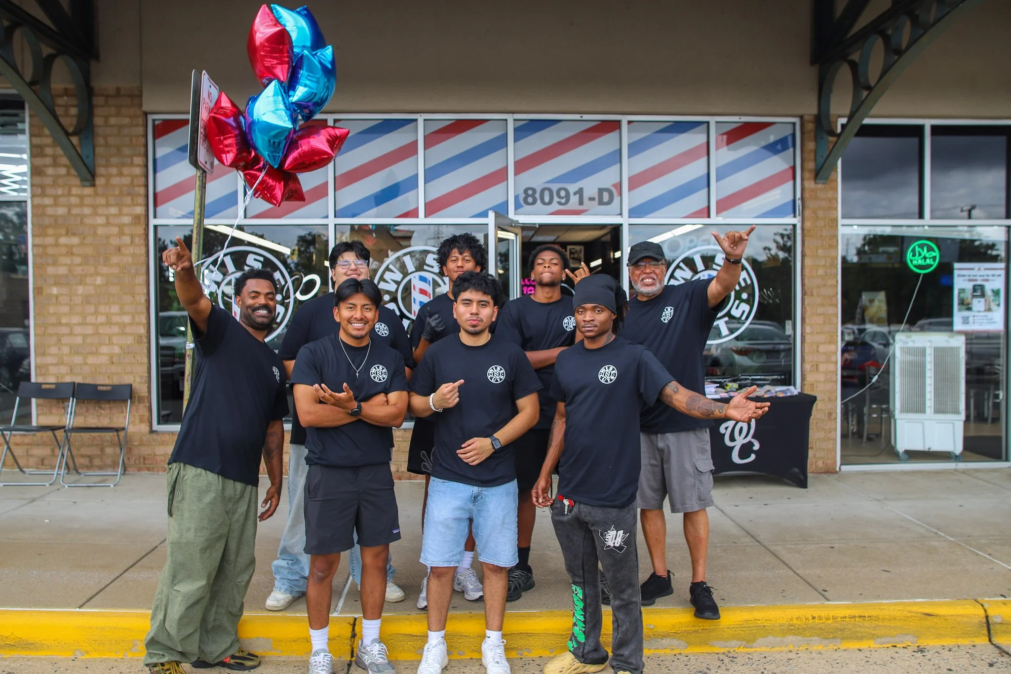 Wisecuts Newington Staff in Front of Front Entrance