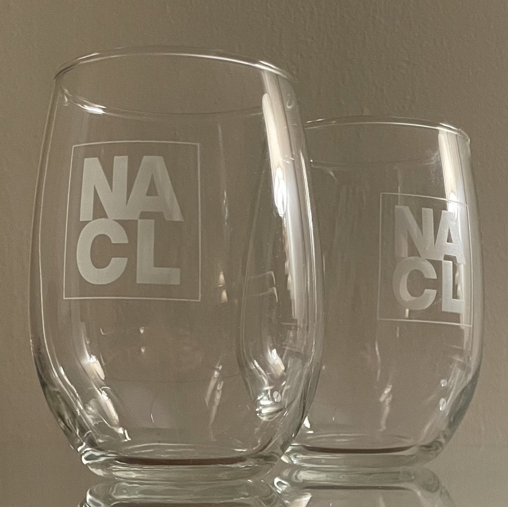 North American Cultural Laboratory — NACL stemless wine glasses