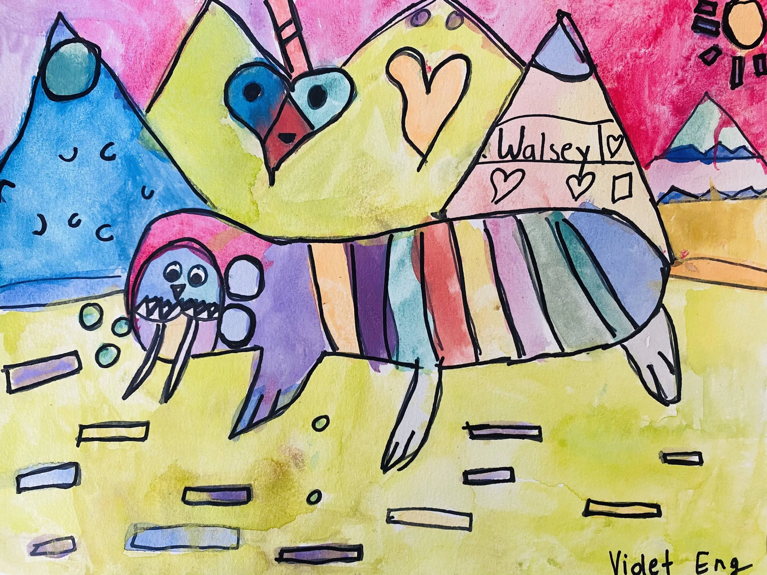 Violett Romero Britto Inspired Art.jpg
