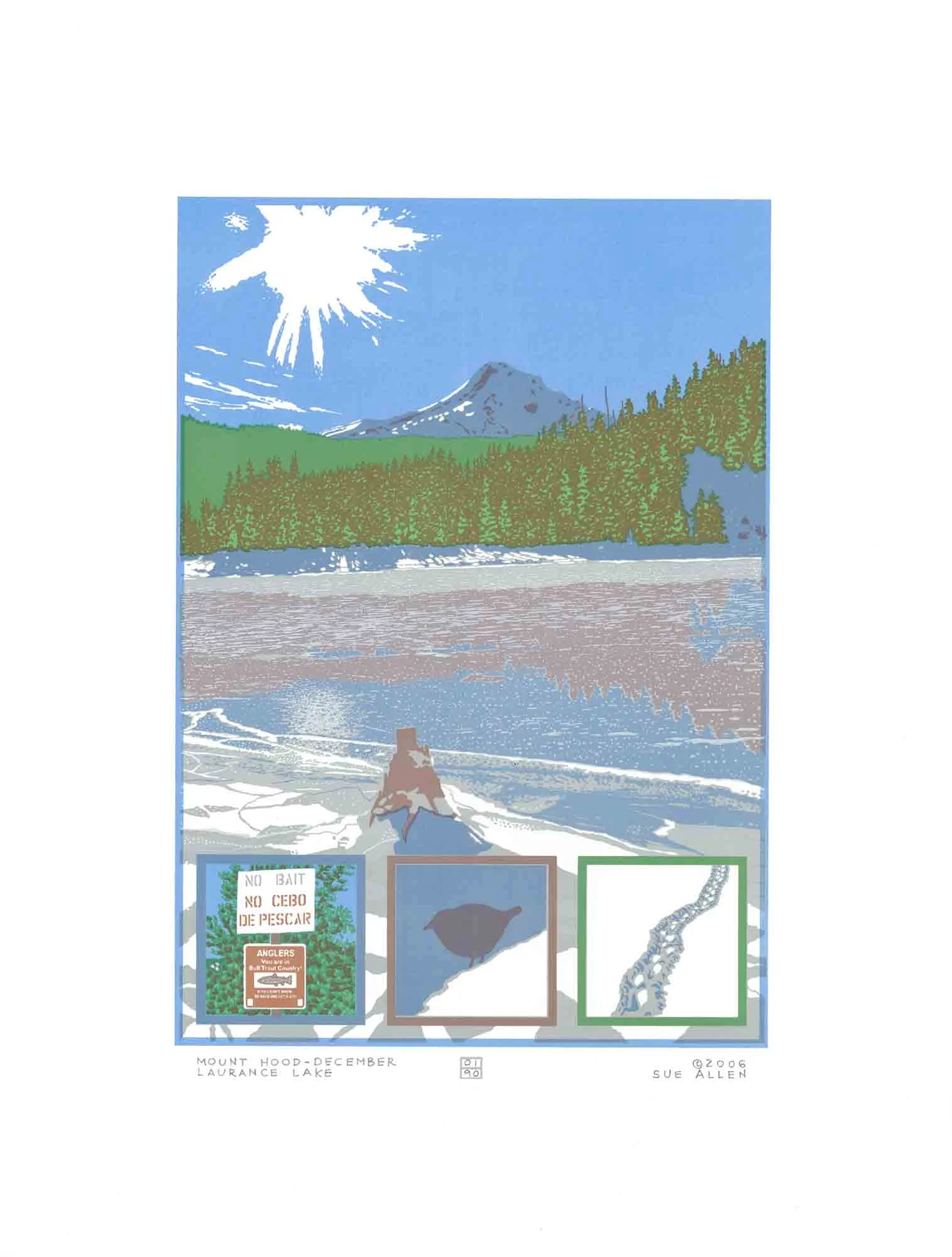 MT HOOD-DECEMBER. LAURANCE LAKE