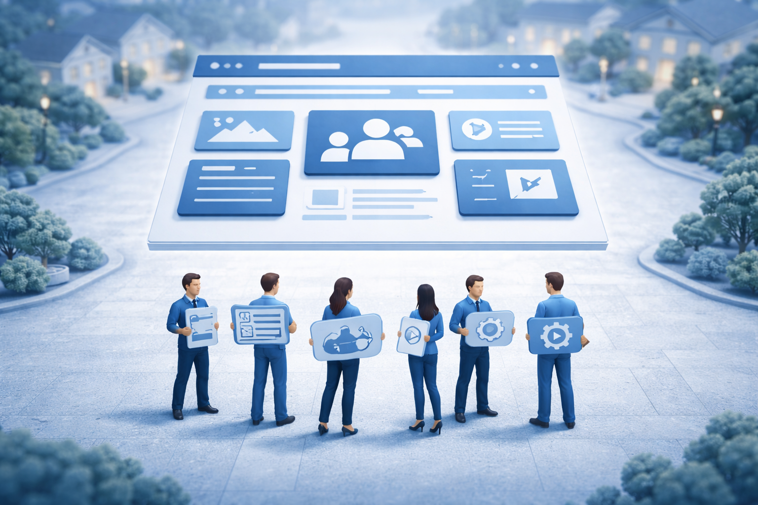 Content-first municipal service redesign.