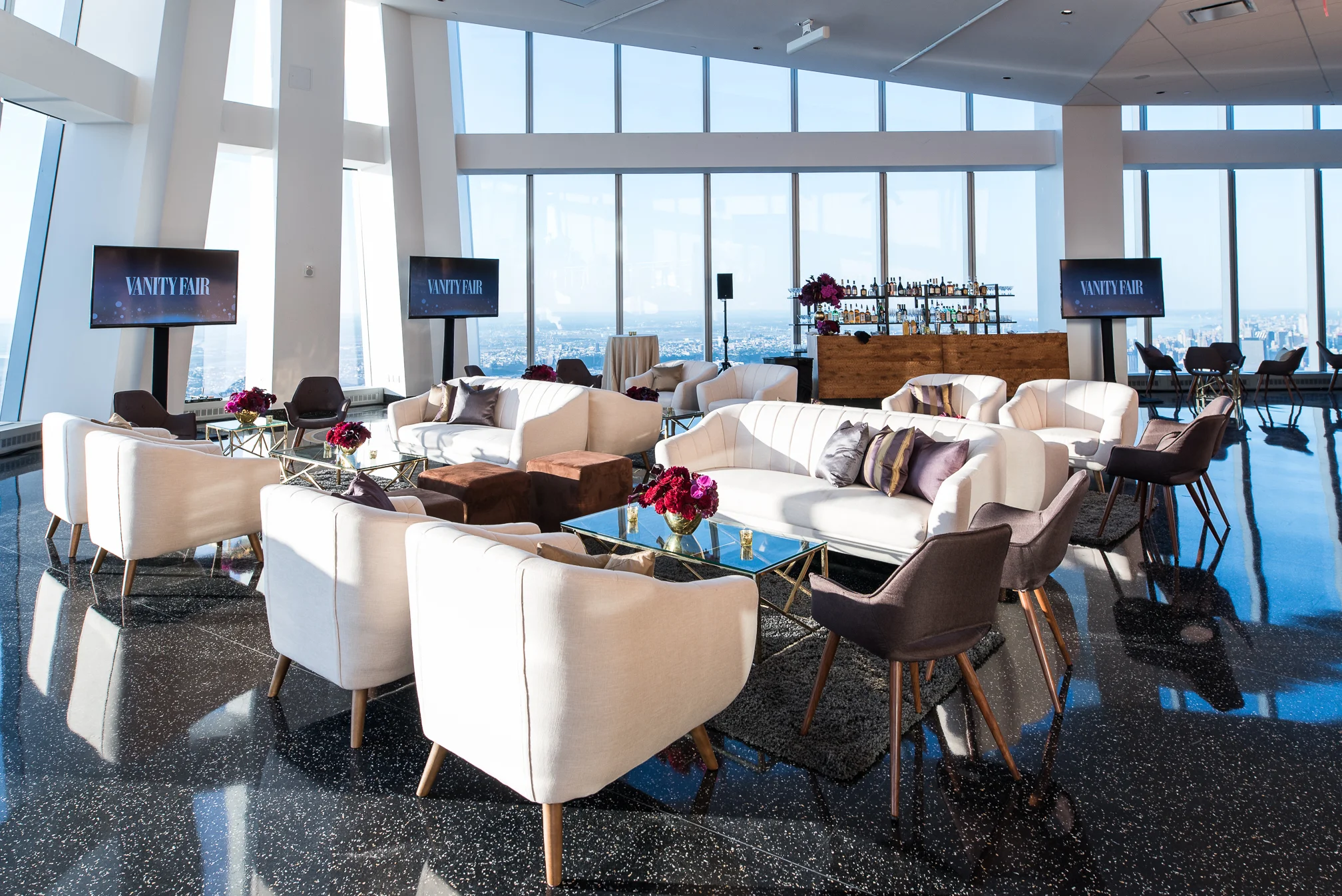 Empire & Star on Fox Premiere party set-up at One World Trade