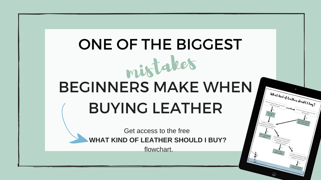 Are you making this big mistake that beginners often make when buying leather?
