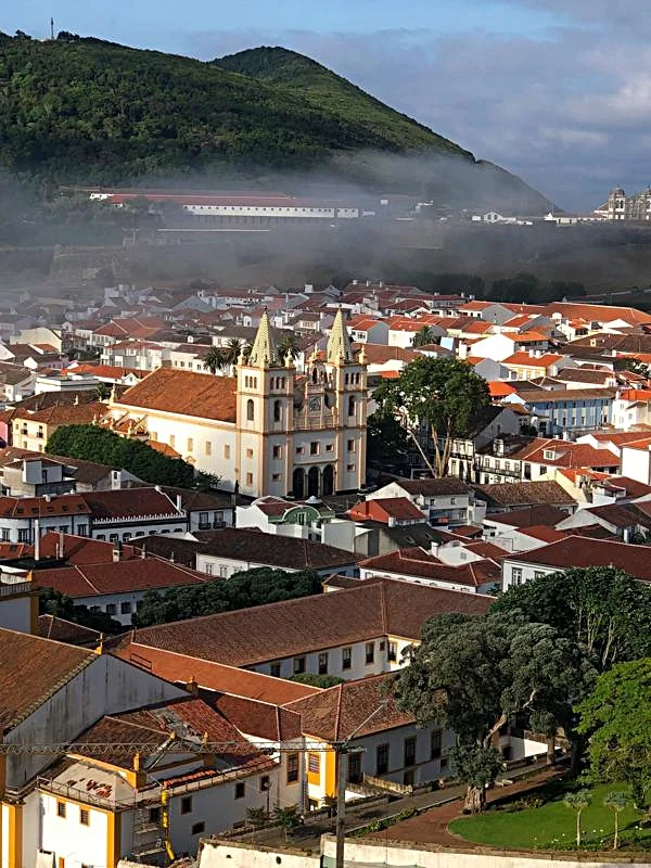 View of the Sé Cathedral from the Obelisco