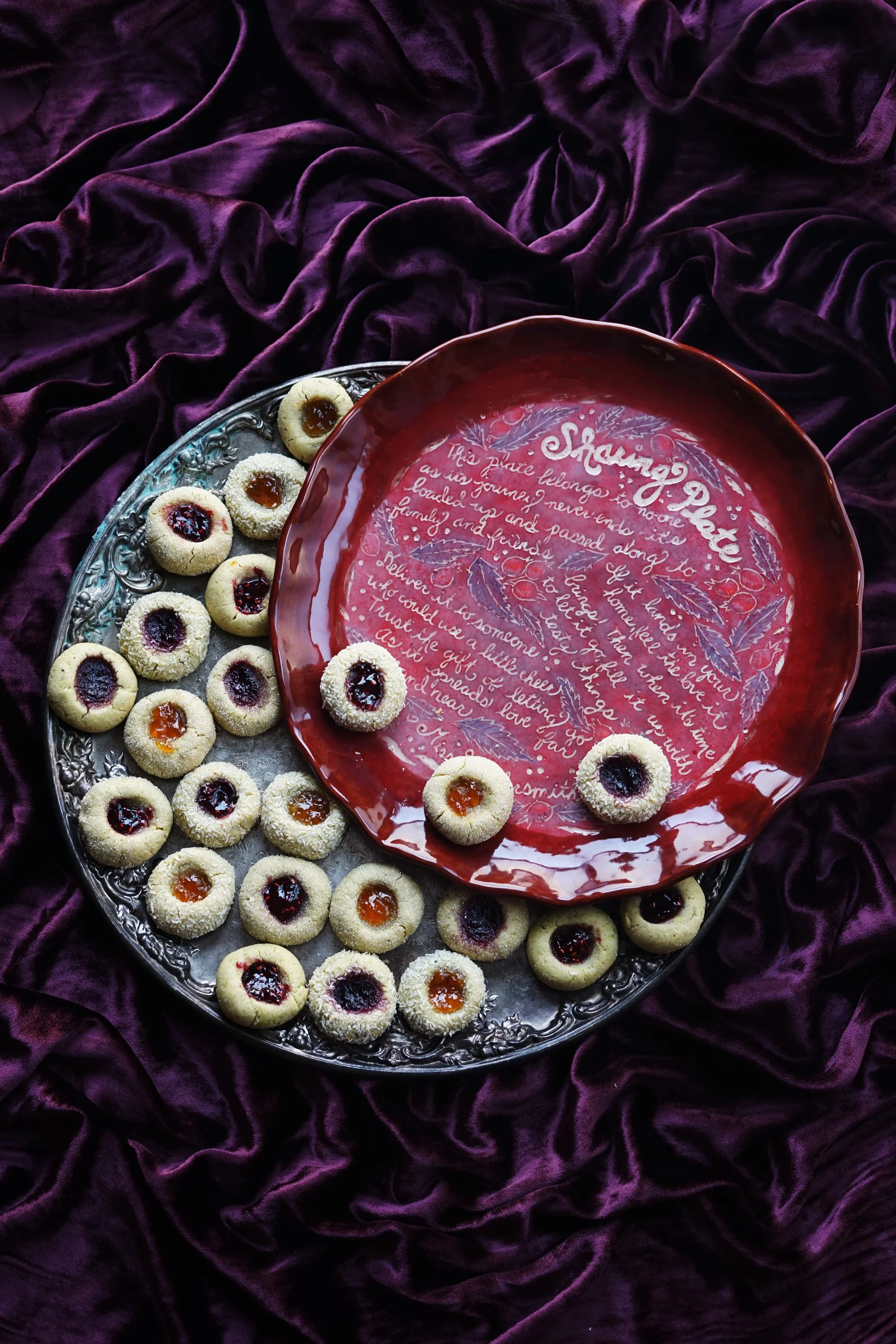 The Beauty of a Gift Economy, plus Pistachio Wild Jam Thumbprint Cookies