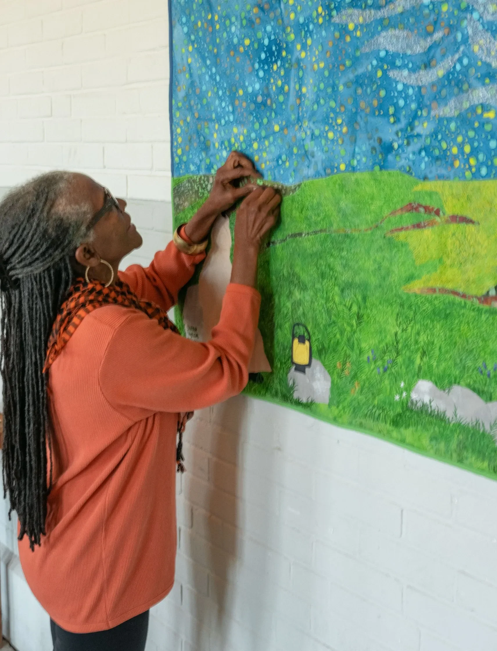 Intriguing Fabric Art + A New Take on a Classic Russian Play