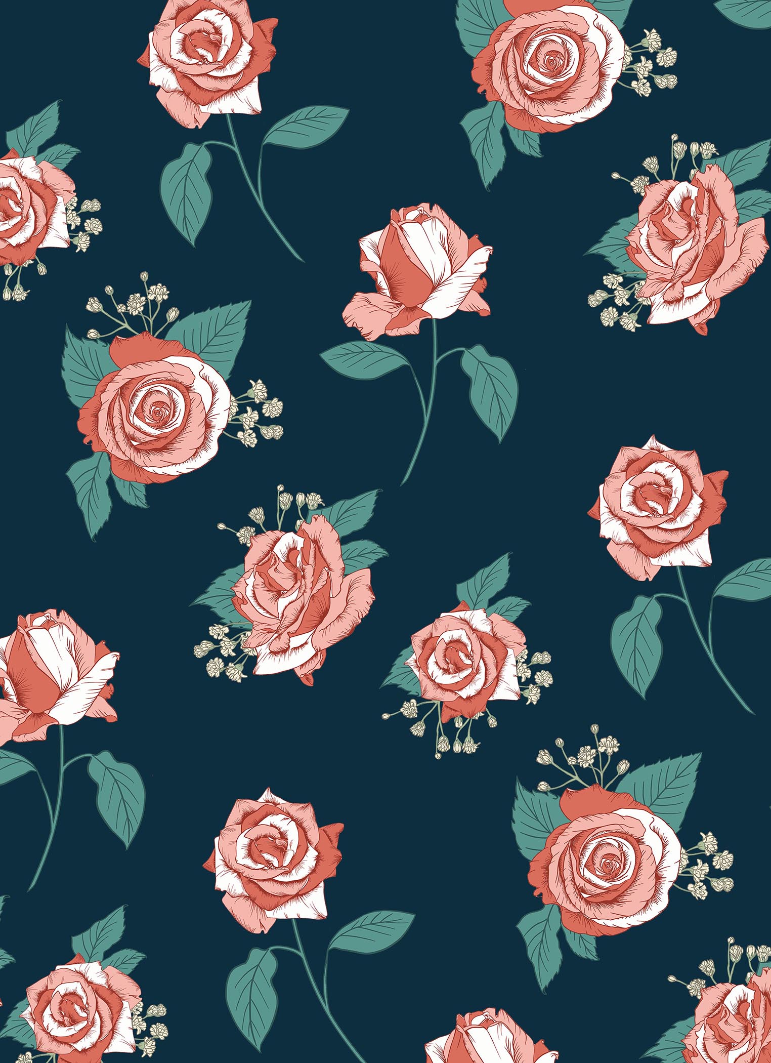 Beautiful Turquoise Rose Flower Women's Tee Image by Shutterstock 