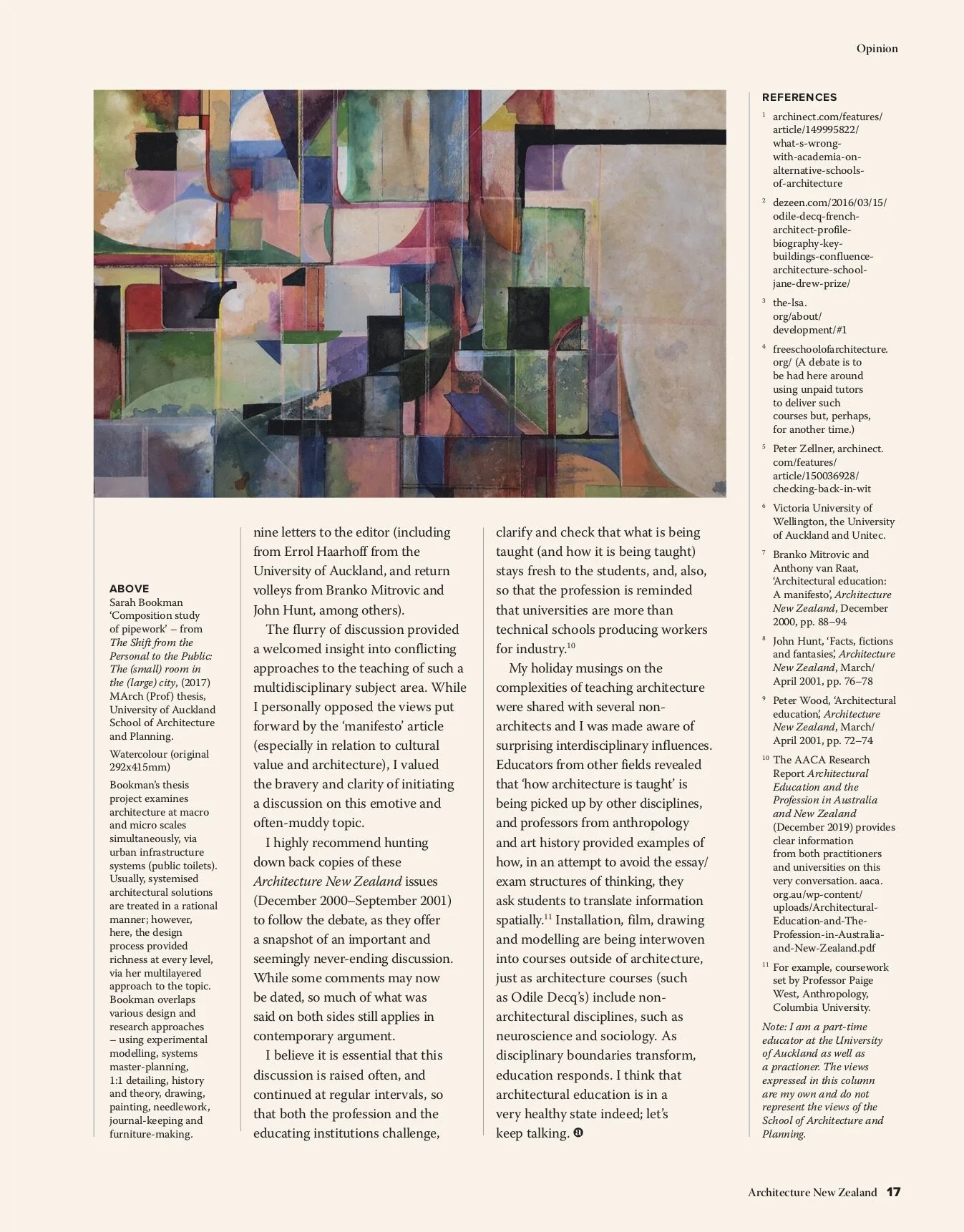 The Education of Architects (2020)