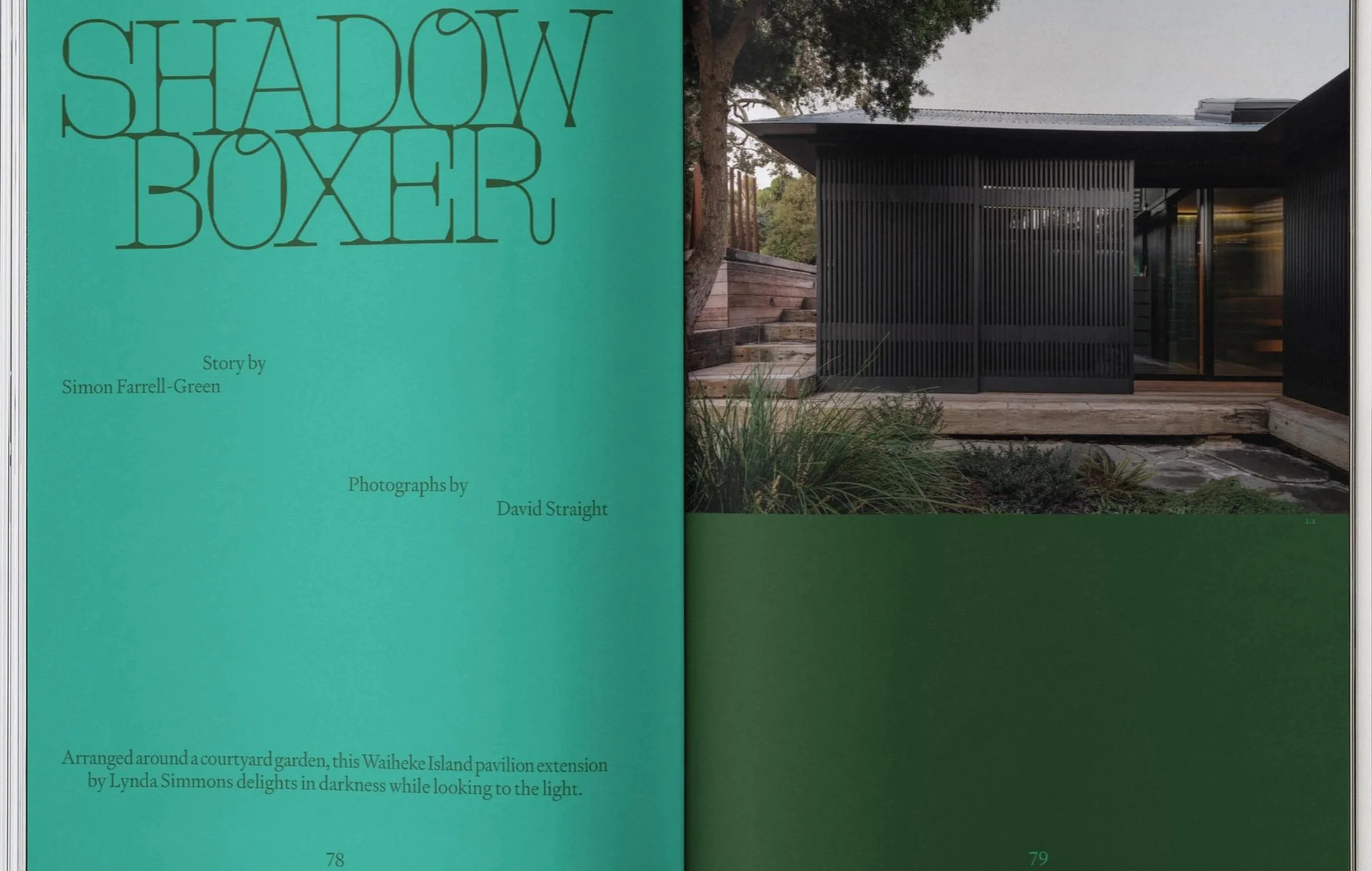 Onetangi Pavilions (2025) - Shadowboxer By Simon Farrell-Green