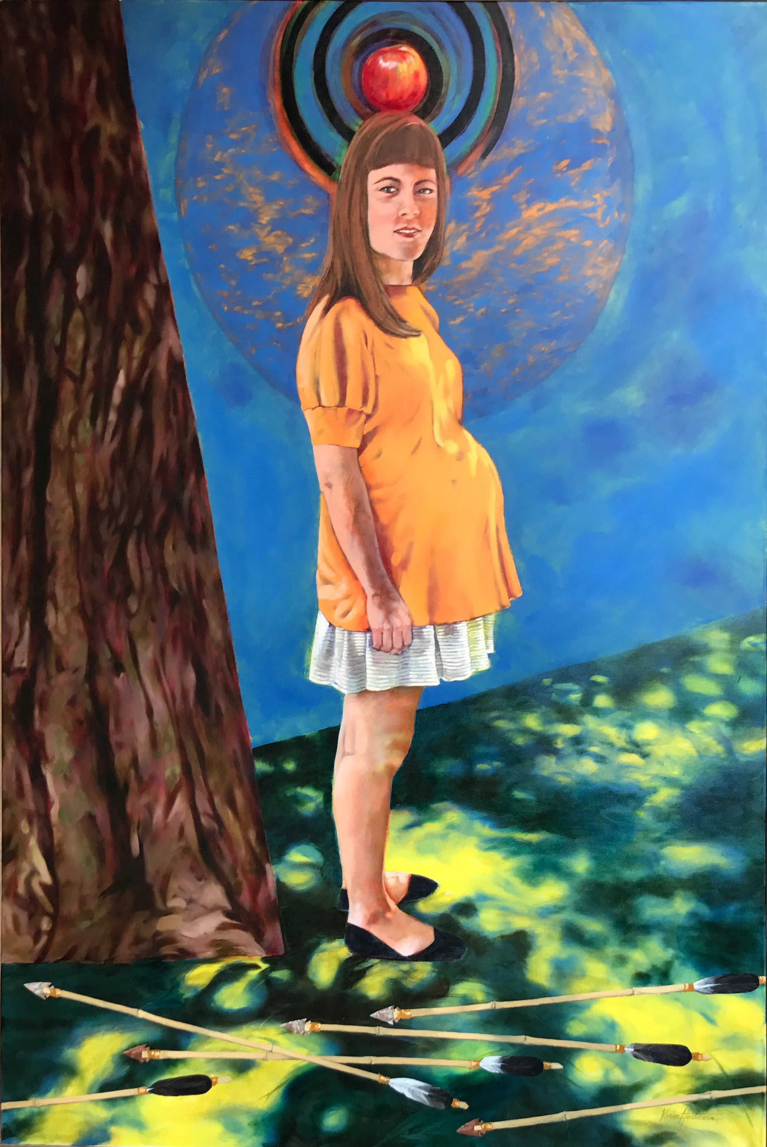  Blame Me  Oil on Canvas  49" x 74"  Currently on exhibit at W83 Gallery  150 w 83rd St. NY, NY       