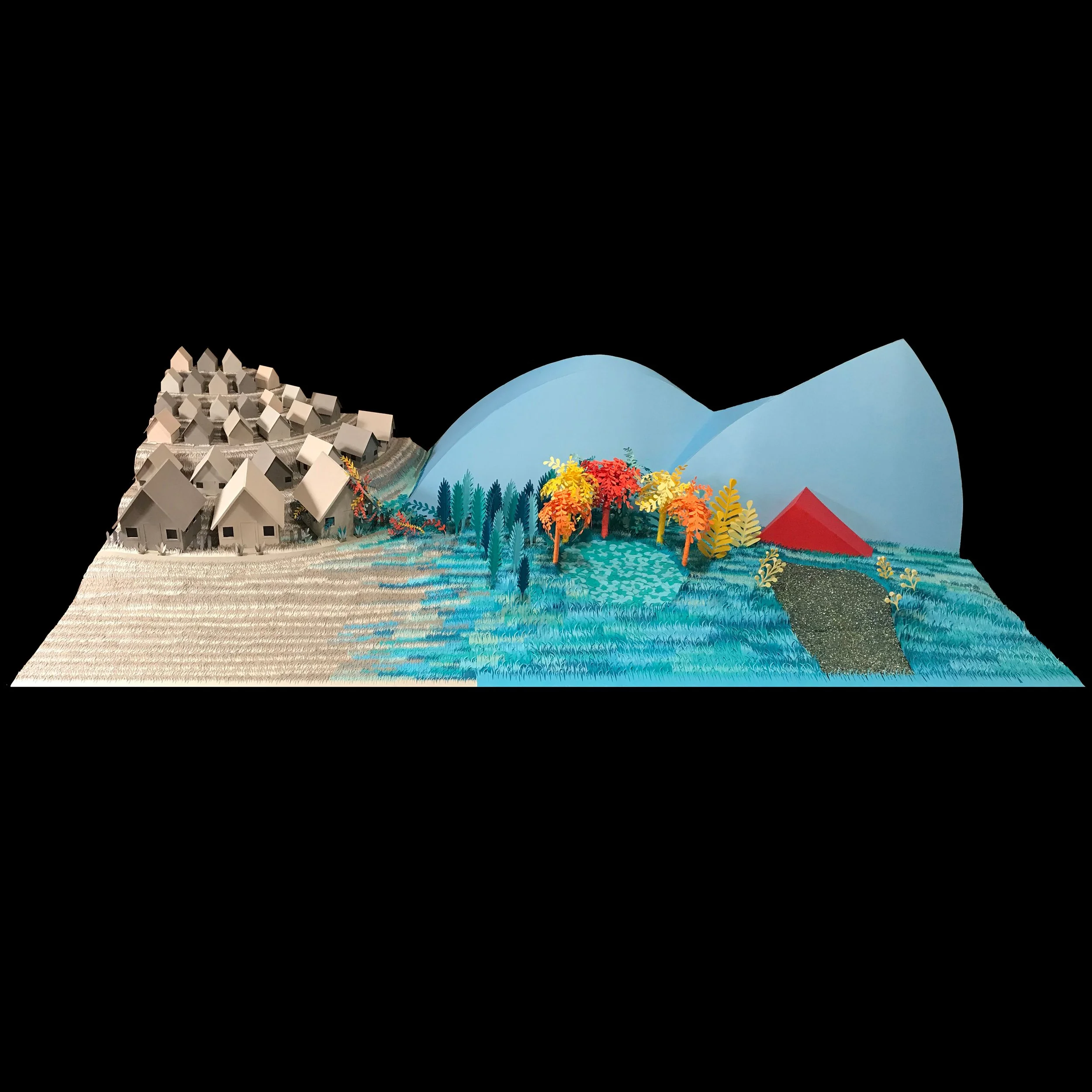 Miniature Set for Toronto International Film Festival's DigiPlaySpace 2018 Interactive Greenscreen