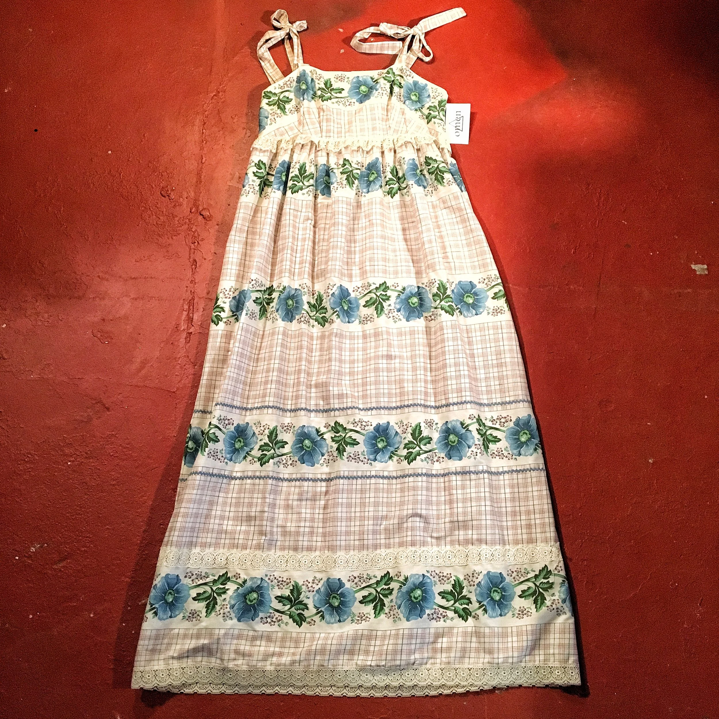 Vintage 70's Floral Maxi Dress