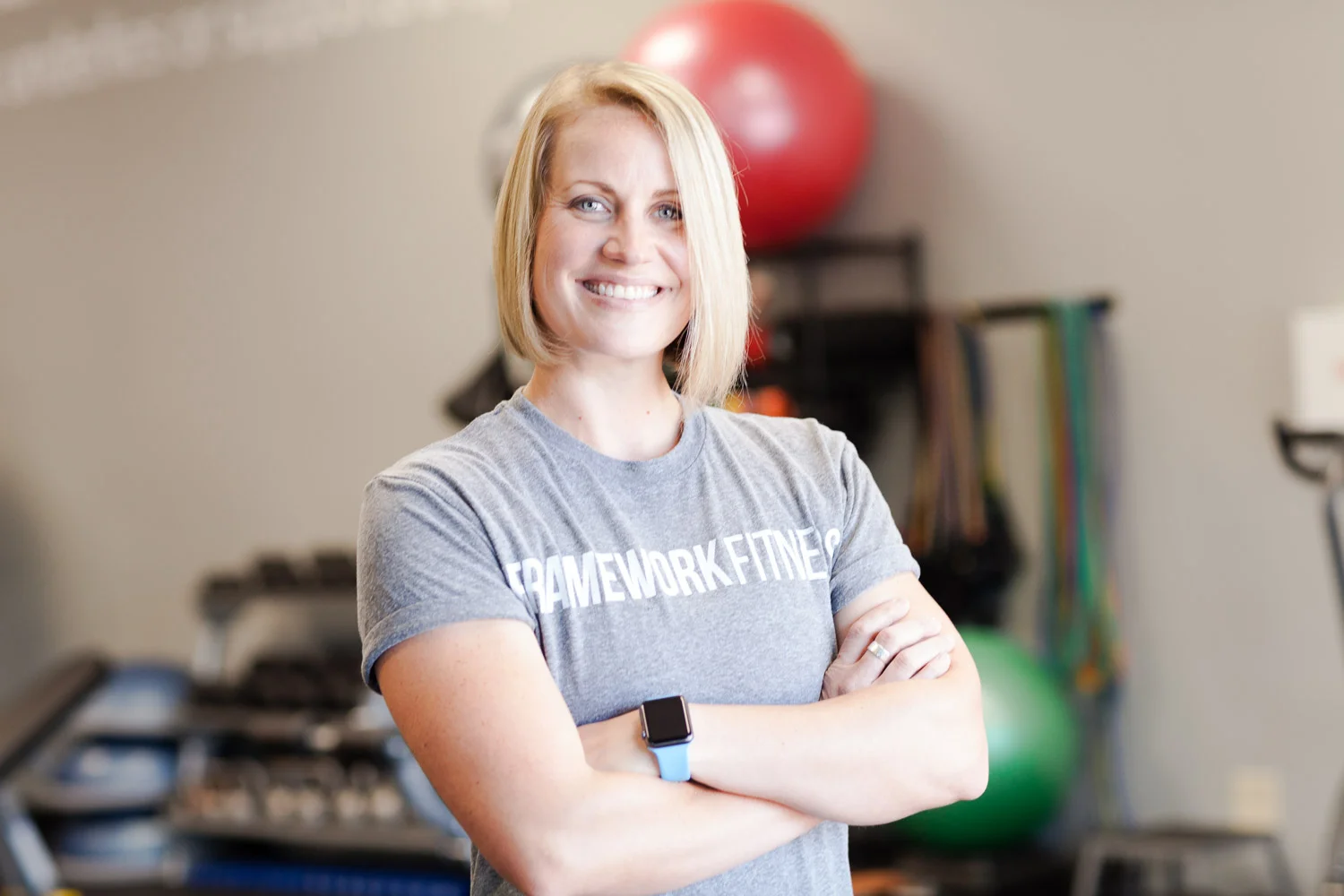Jocelyn Harrell Owner / Trainer, CPT NASM / Personal Training & Group Training From a young age, Jocelyn developed a passion for all things fitness. At the age of 12 she got her first weight set and has been flexing in photos ever since. After moving to California nearly 10 years ago, she launched her career in fitness management and personal training. A deep love and passion for helping others and working with people of all skill types and abilities is what makes Jocelyn tick. The formula is simple - What makes a great trainer is the ability to adjust to each client using varying methodology. With a focus on functional and strength training, Jocelyn enjoys spending her days in the studio with clients old and new. Simply put, Framework Fitness is the "dream realized." Strengths: Performance Enhancement Specialist, Corrective Exercise Specialist, Precision Nutrition Certified "I base my success off the success of my clients. I understand you are investing in me - and in return, I invest in you. I also realize the importance in finding and understanding what it is that motivates people and push them accordingly."