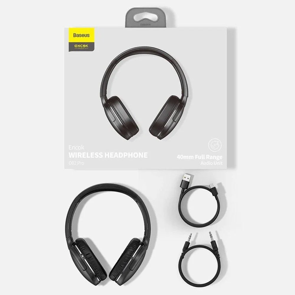 Baseus Encok Wireless Bluetooth 5.0 Headphone D02 Pro — Cooma Phone Repairs  \u0026 Website Design