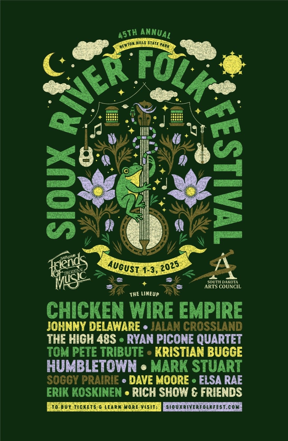 45th Sioux River Folk Festival Poster