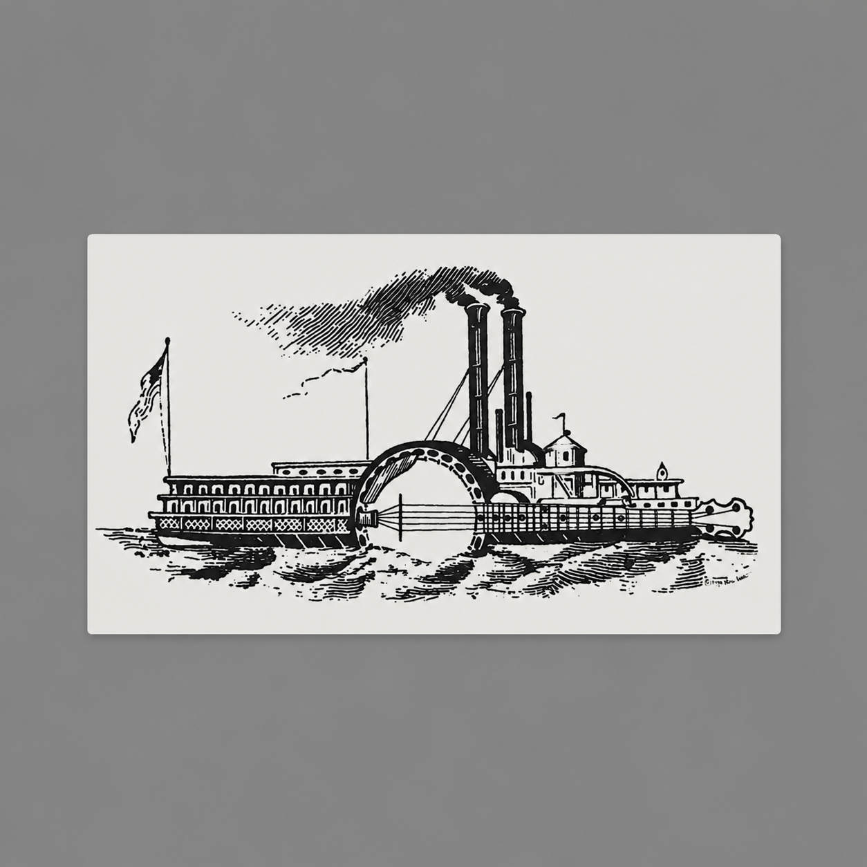 Banjo Boat Sticker