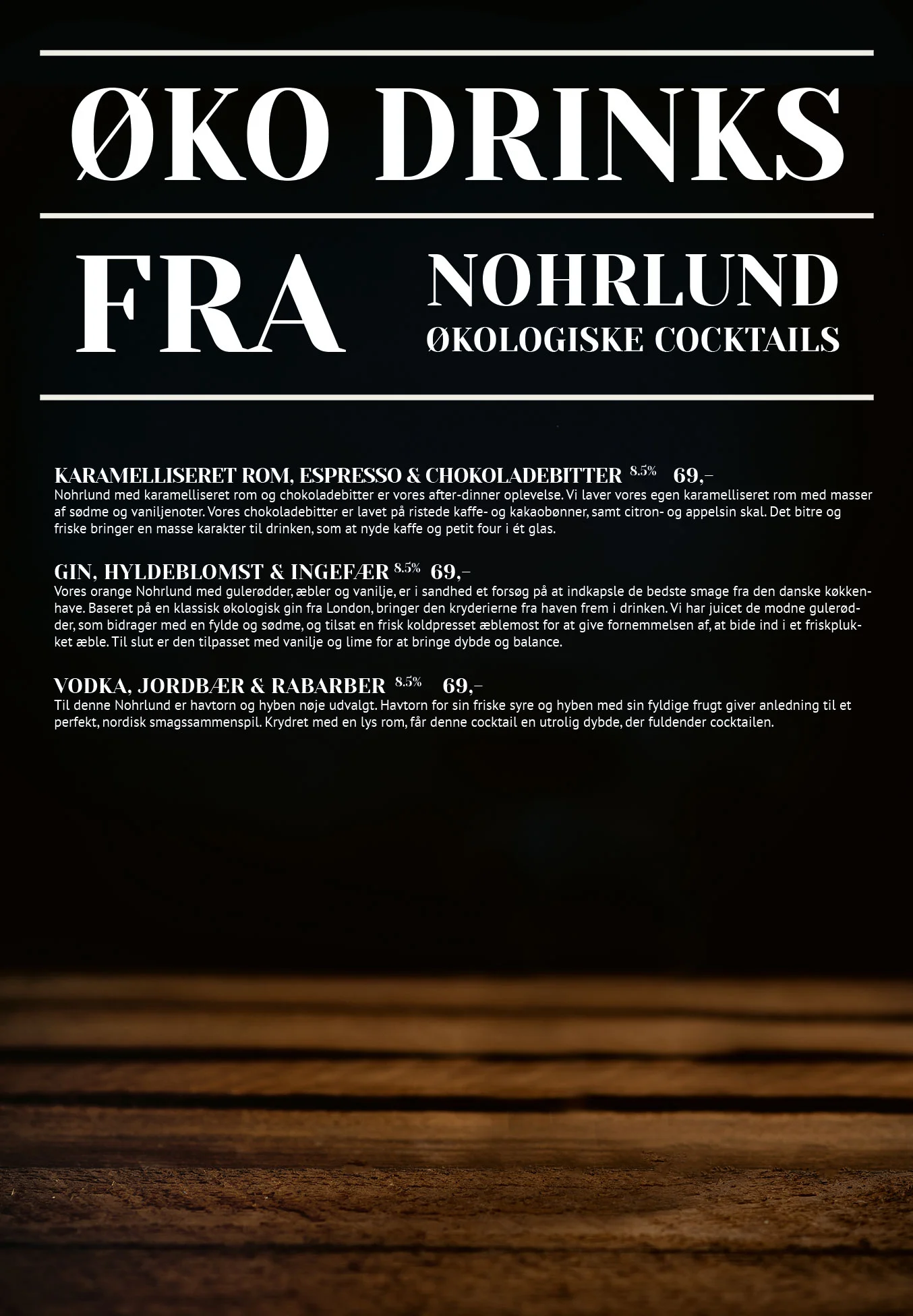 Side 9: Økologiske drinks fra nohrlund