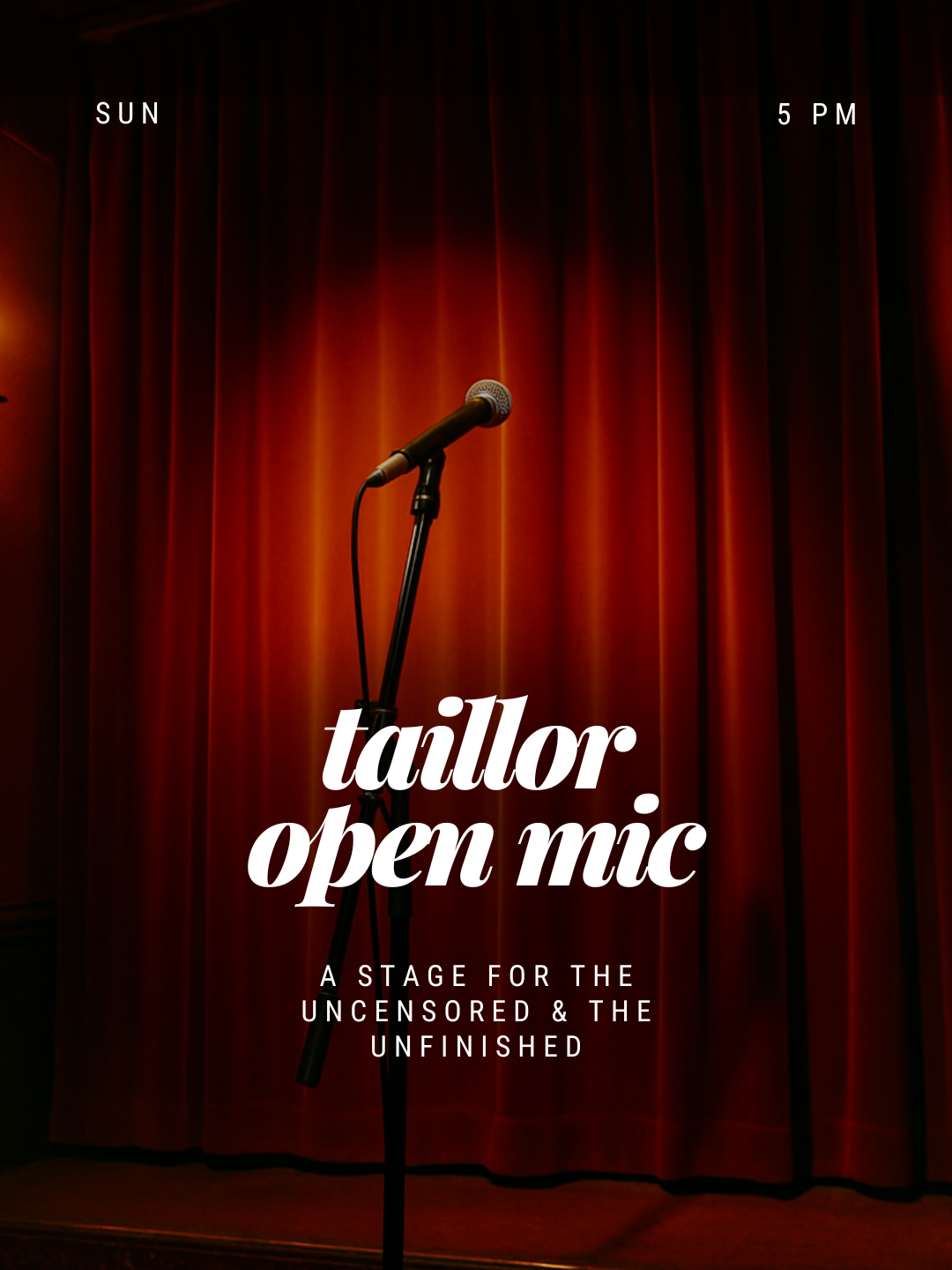 Taillor Open Mic