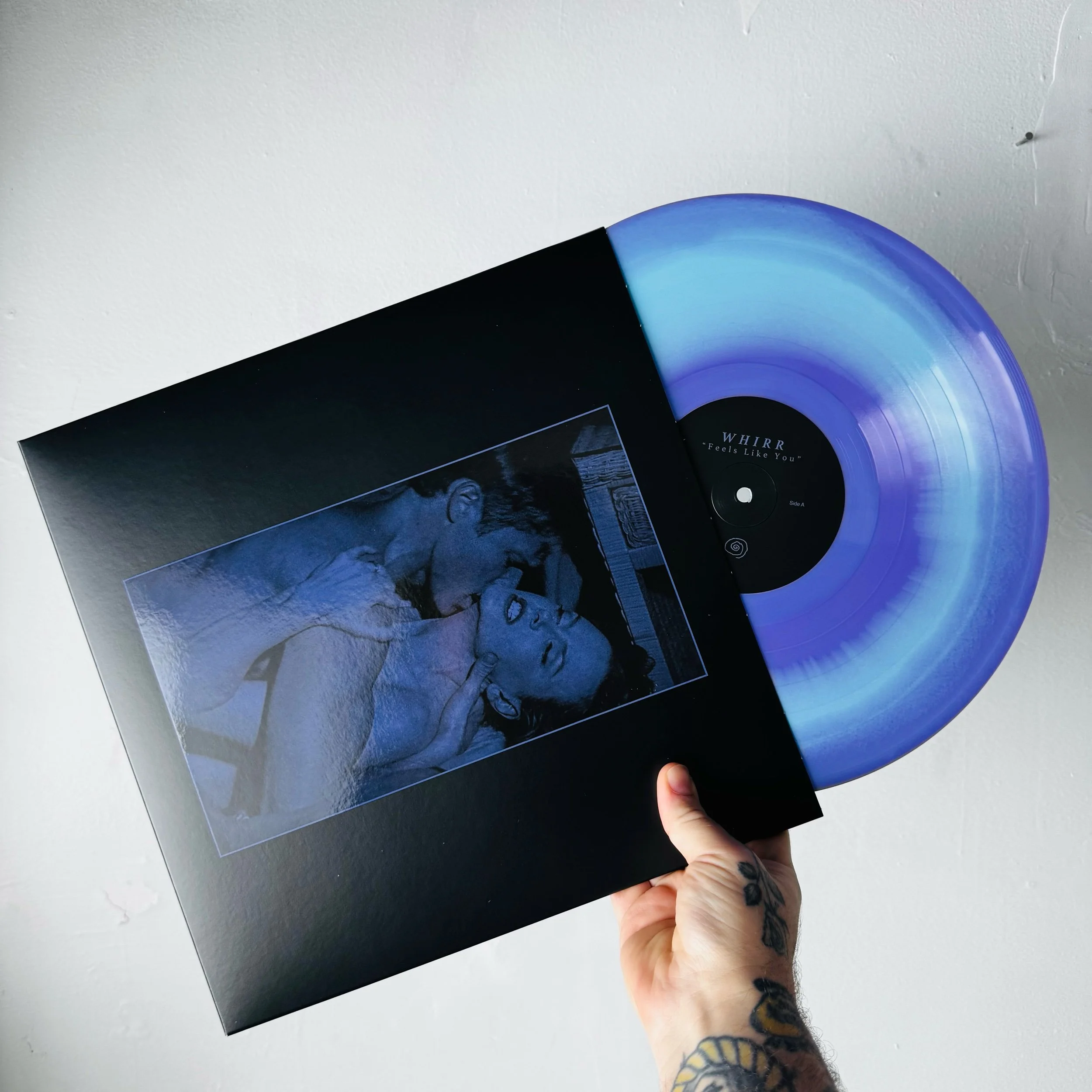WHIRR - FEELS LIKE YOU 12" LP [VIOLET & BABY BLUE MIX]