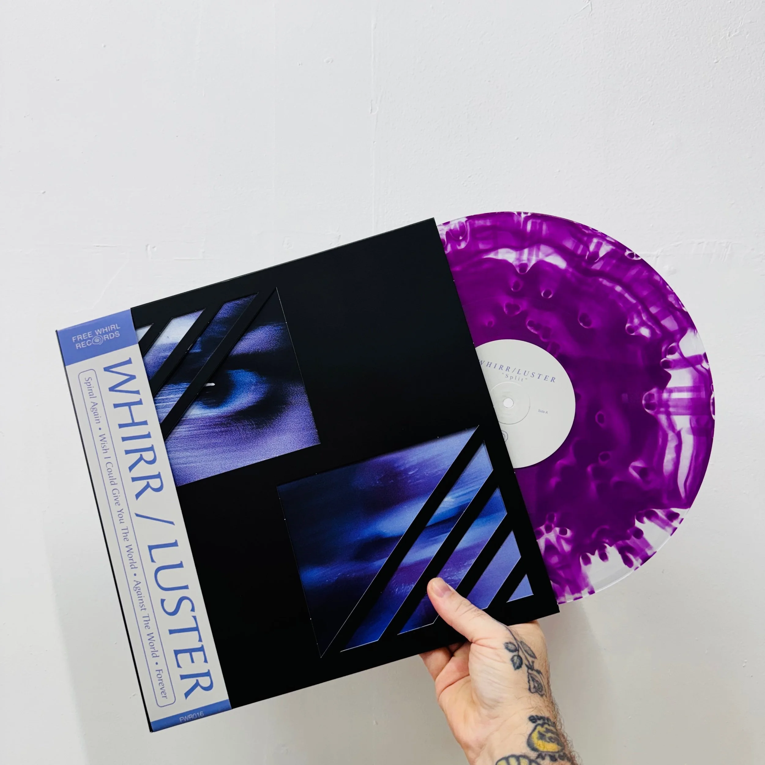 WHIRR & LUSTER - SPLIT 12" [CLOUDY PURPLE]