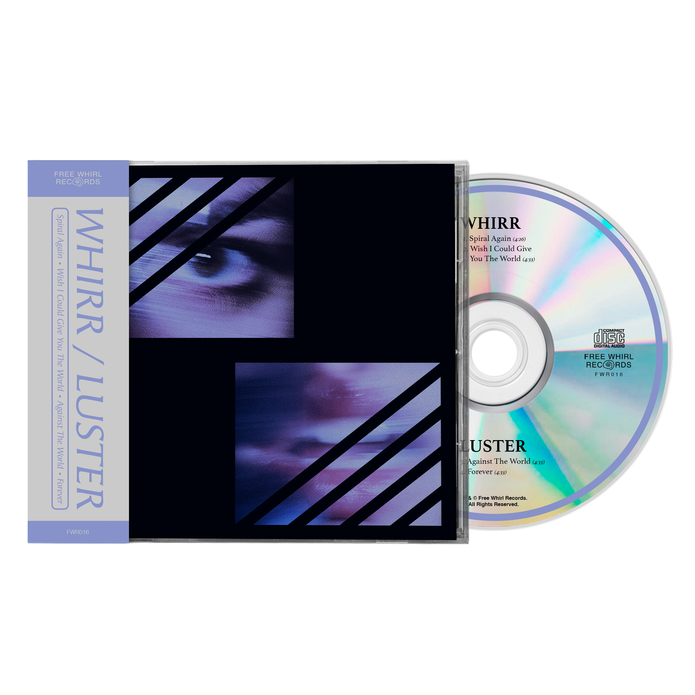 WHIRR & LUSTER - SPLIT CD