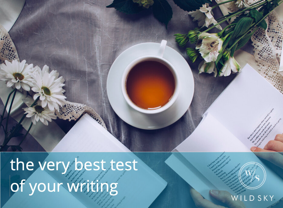 the very best way to test your writing