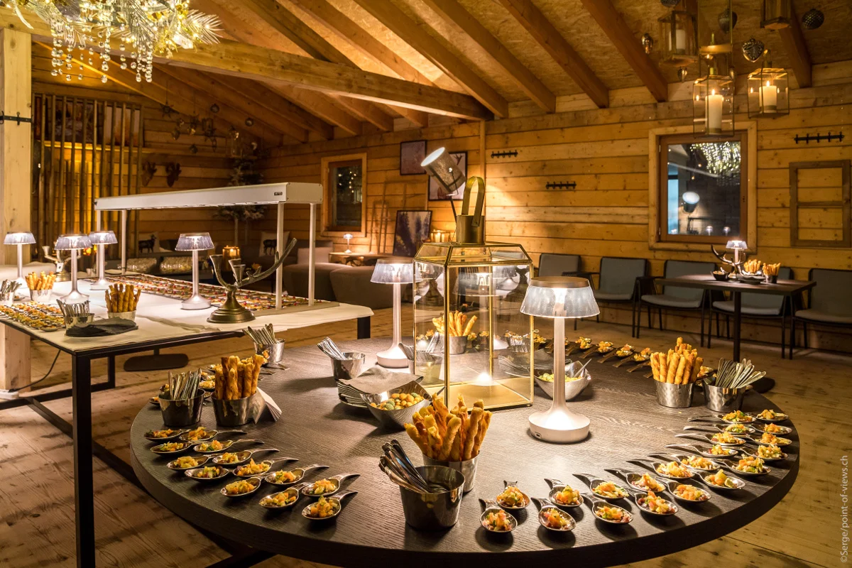 Décoration et gastronomie au Winter Lounge
