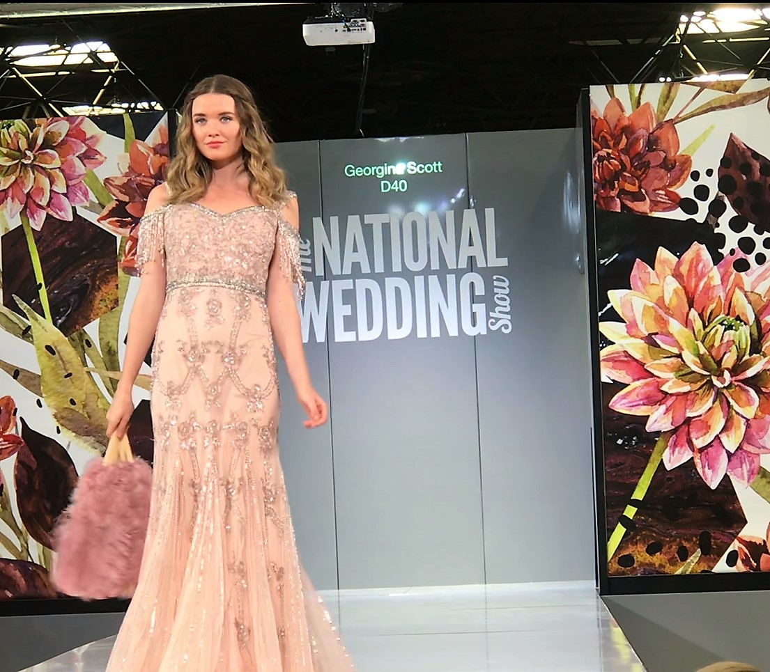 Georgina Scott at Birmingham national wedding show, September 2018