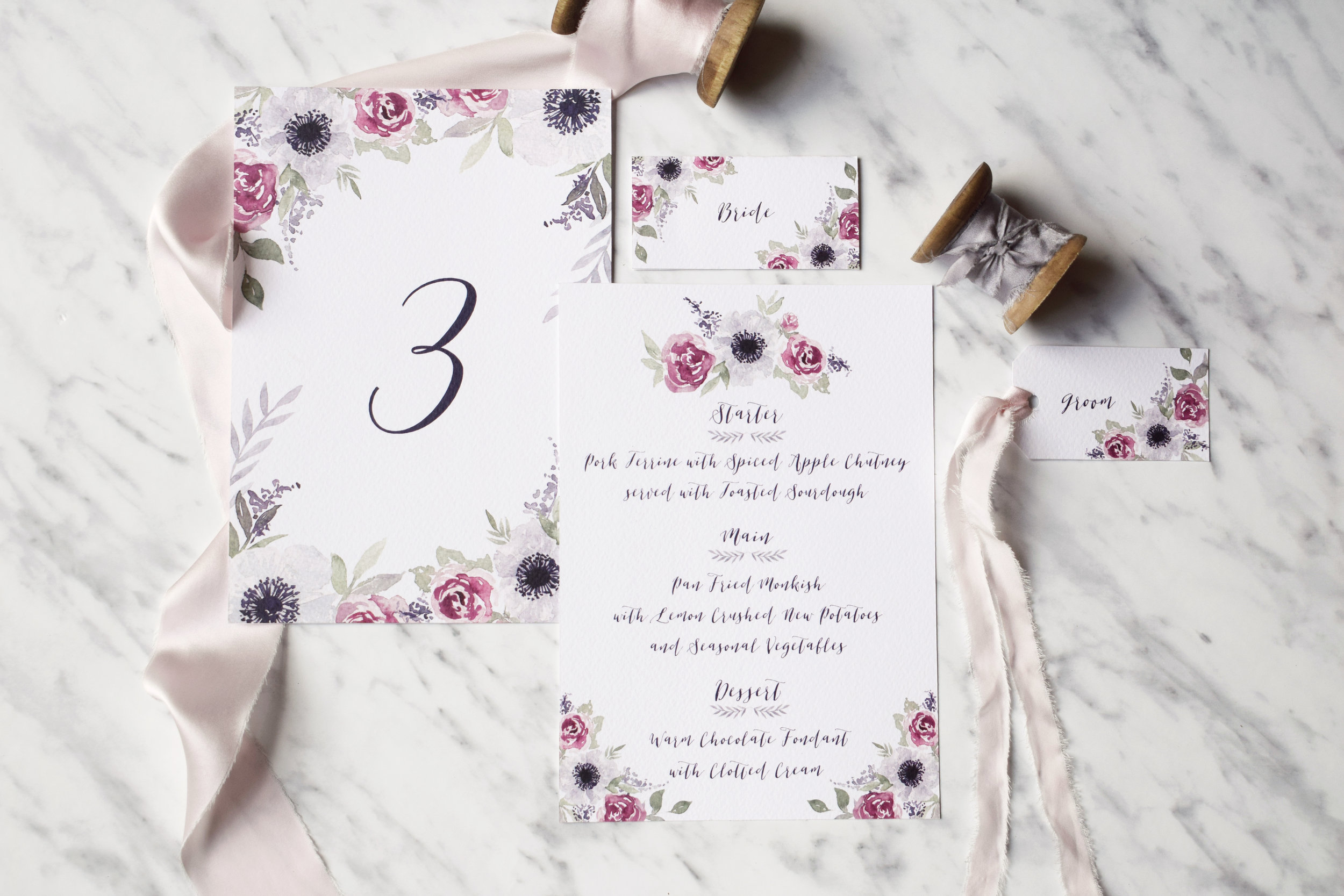 Secret Garden Wedding Reception Stationery.jpg