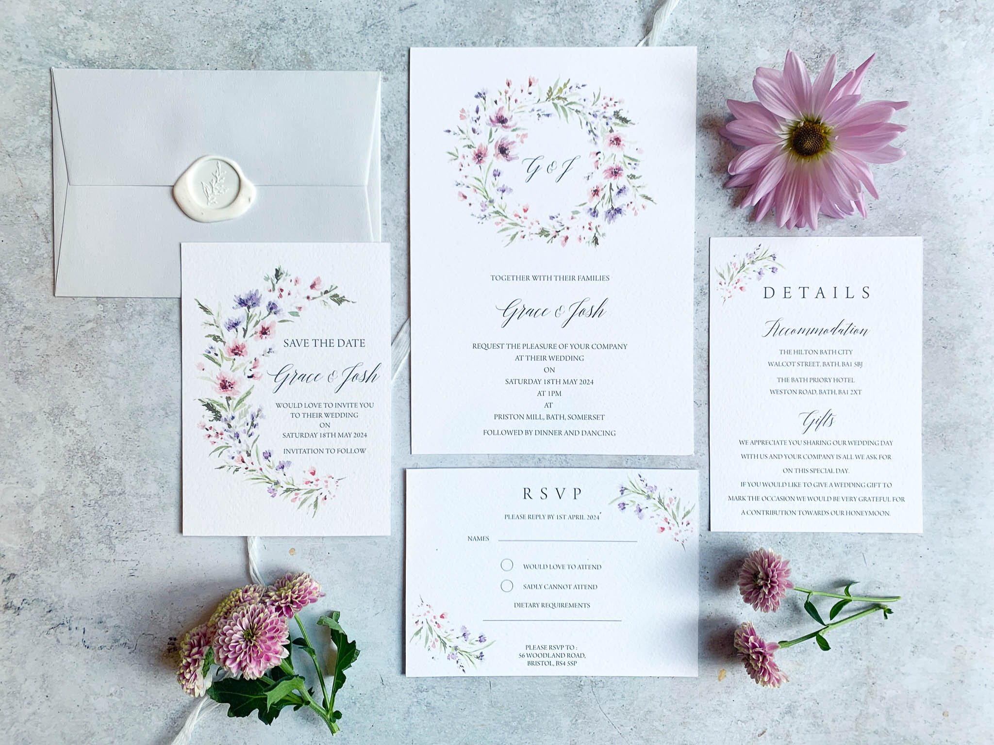 Wild flower wedding invitation flat lay copy.jpg