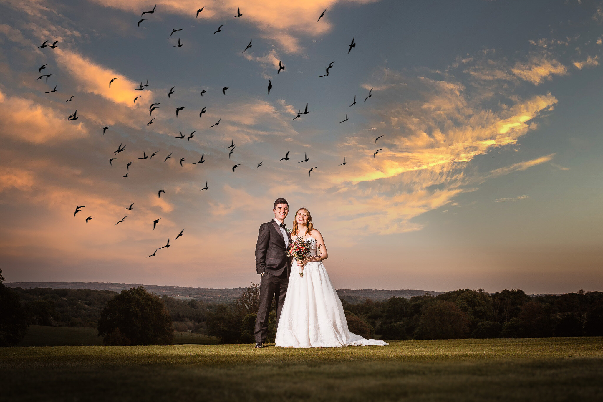 Kent Wedding photographer at Wadhurst Castle