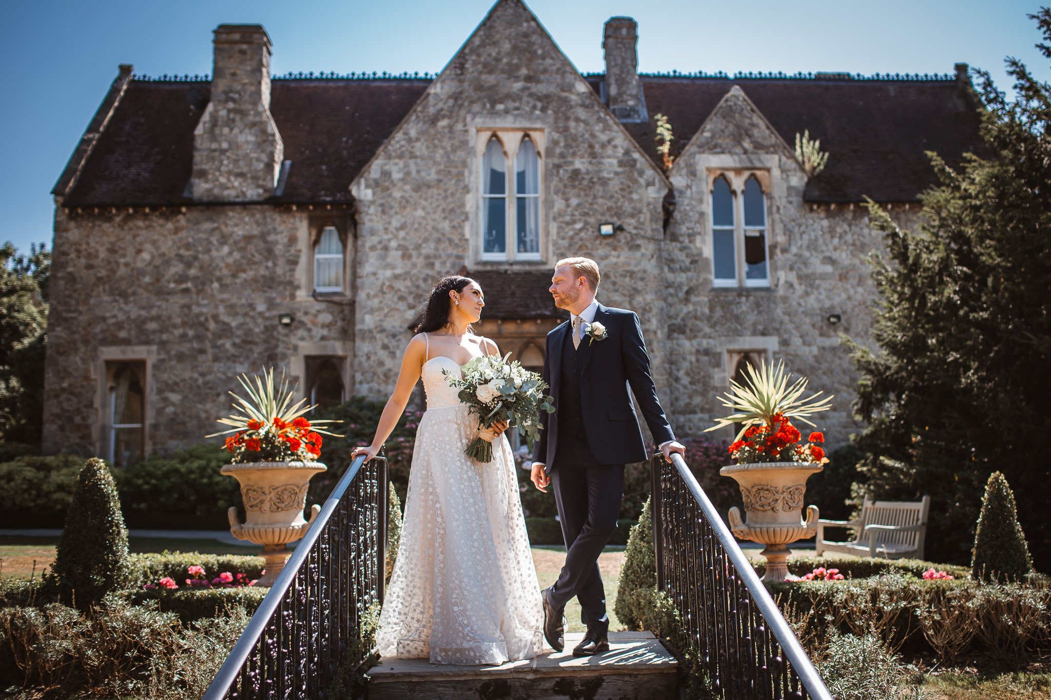 Kent wedding photographer at Knowle Country House