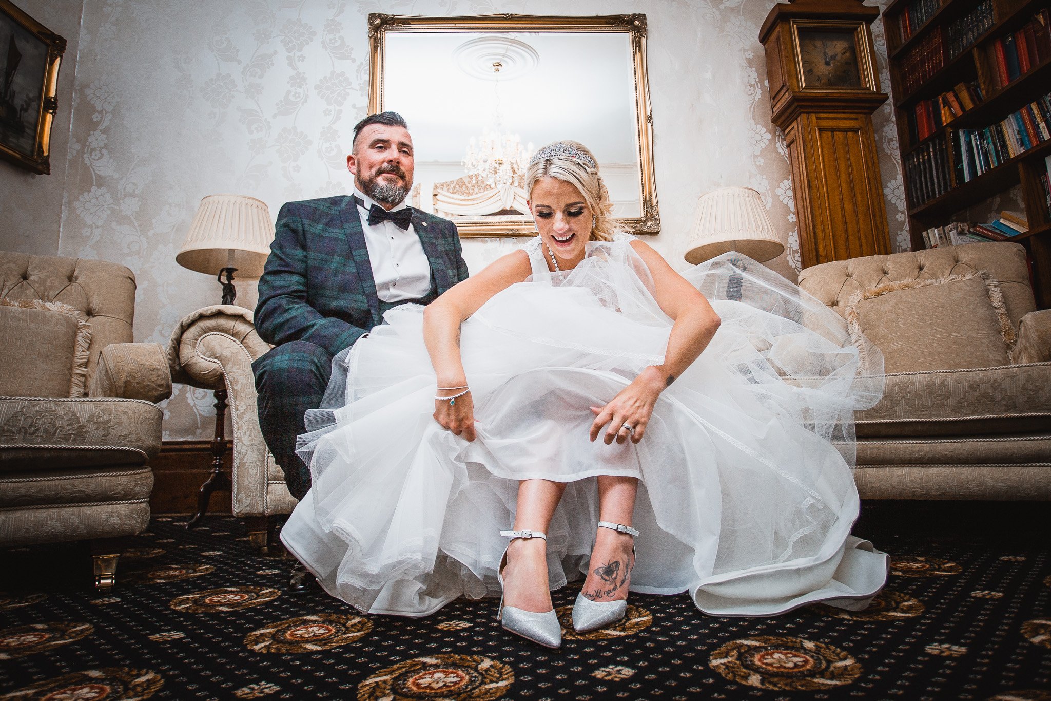 Kent wedding photographer at Hempsted House