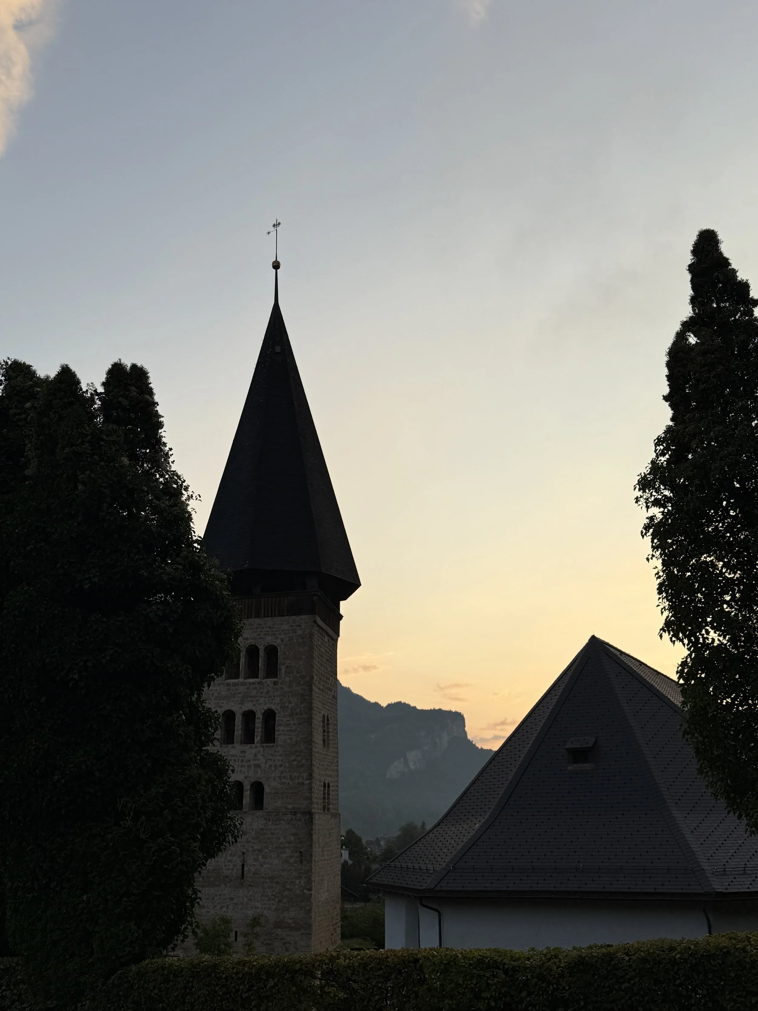 Sunset in Meiringen