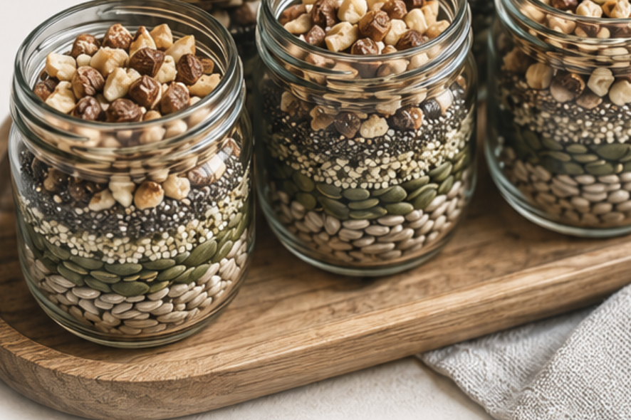My little nut &amp; seed pots