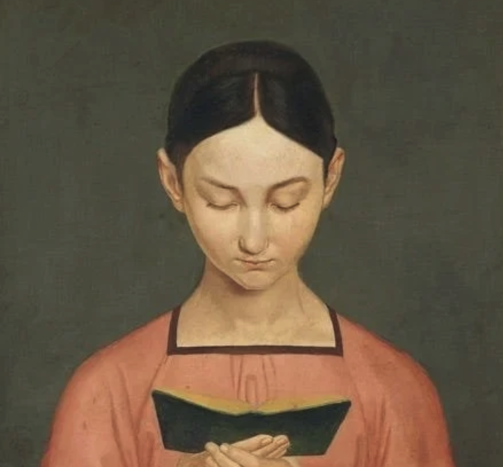 Lesendes Mädchen by Gustav Adolph Hennig