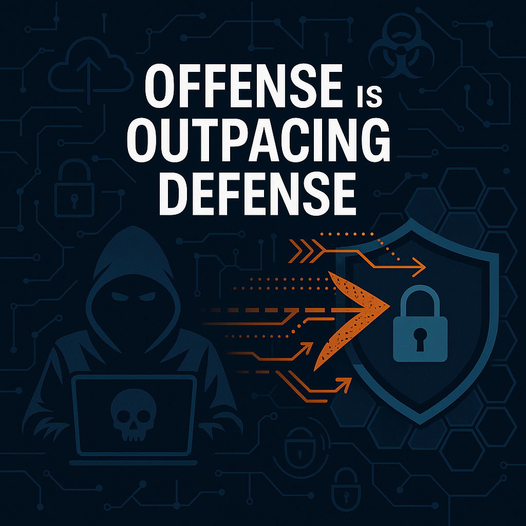 Offense is Outpacing Defense: Rethinking Cyber Strategy in the Age of AI by Mark Hewitt