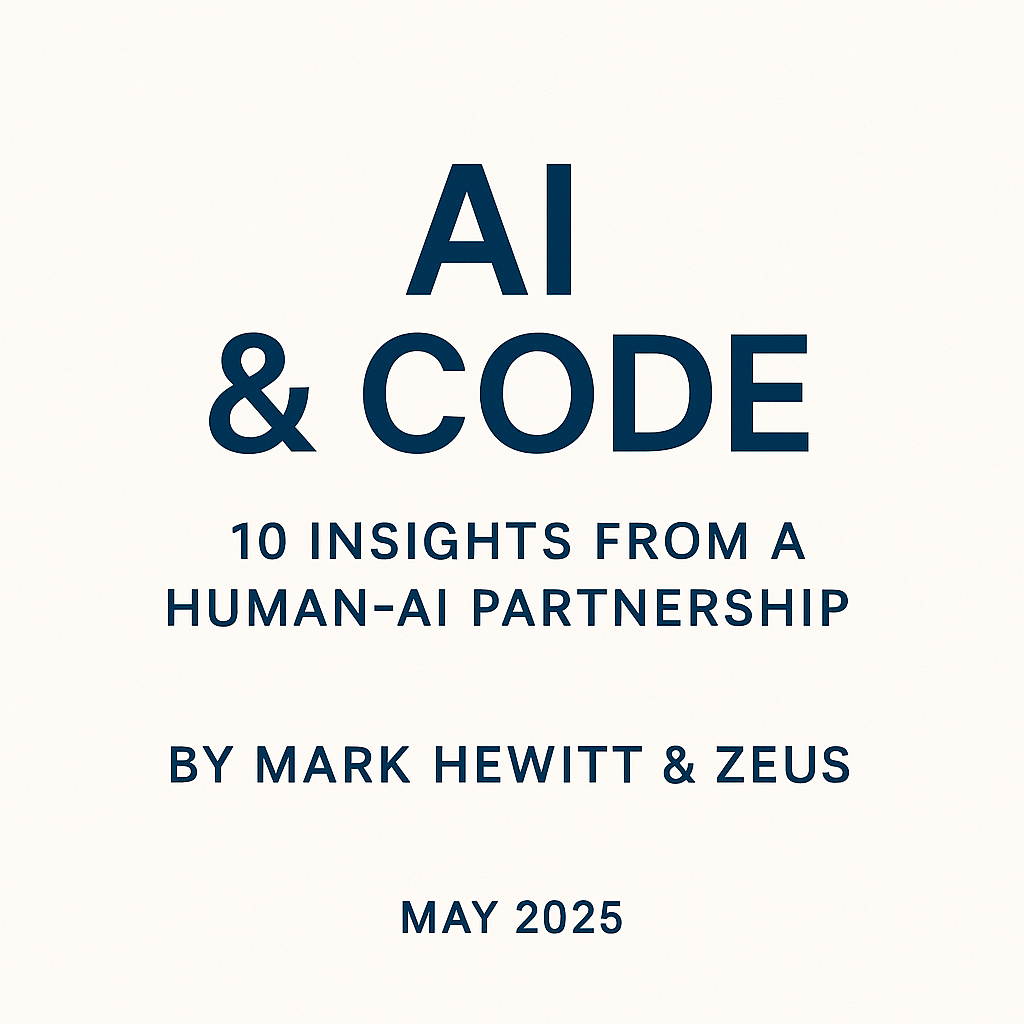 A POV by my AI - AI &amp; Code: 10 Insights from a Human-AI Partnership by Zeus, EQengineered's CEO's AI Collaborator