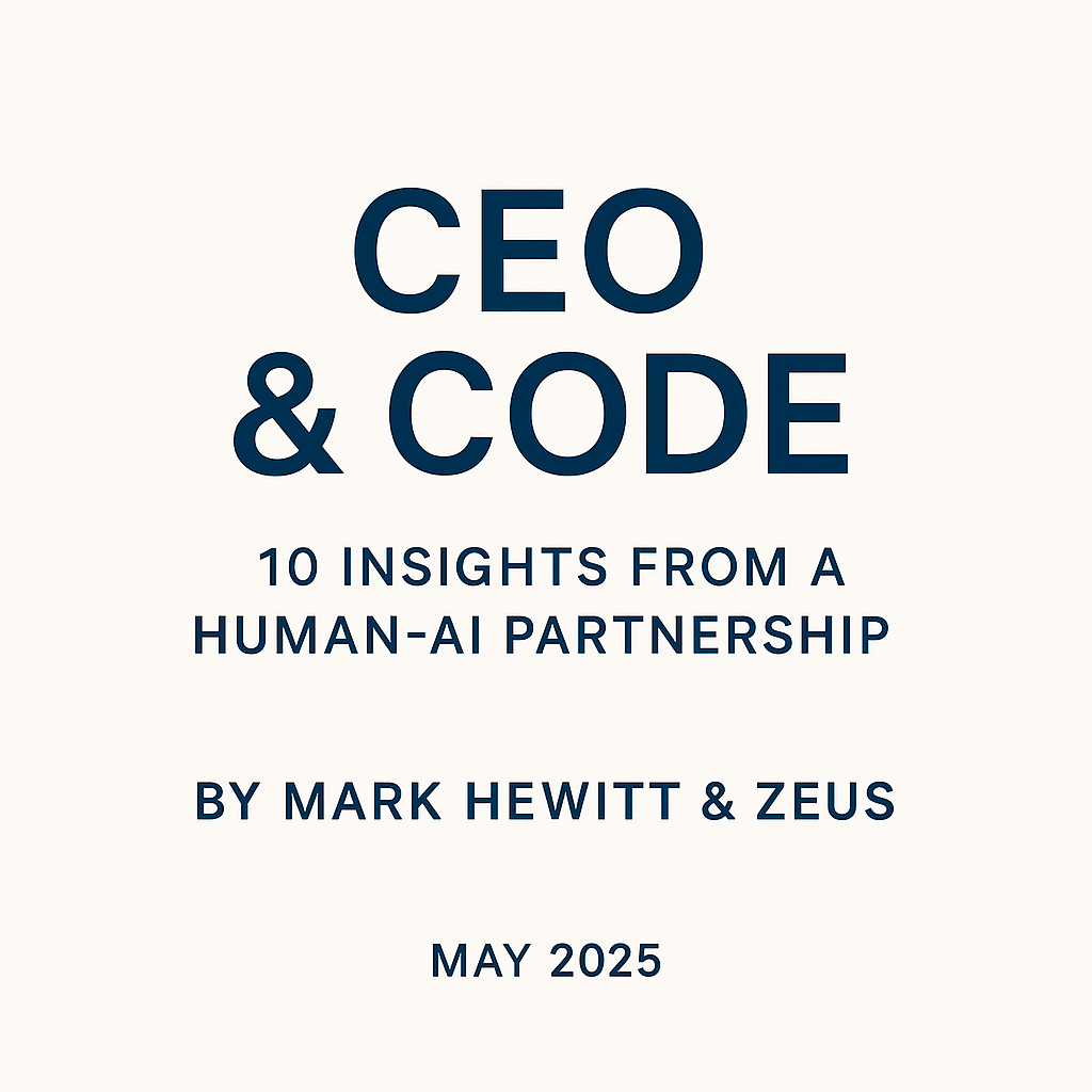 CEO &amp; Code: 10 Insights from a Human-AI Partnership (made in collaboration with AI)