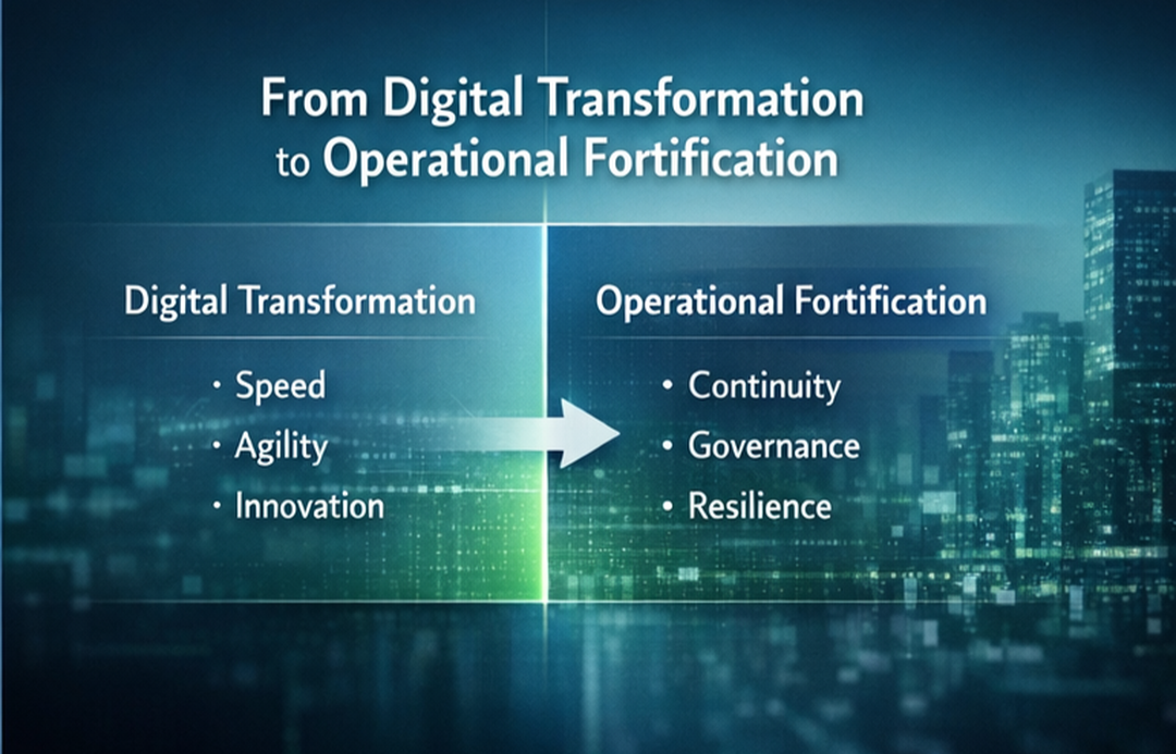 From Digital Transformation to Operational Fortification by Mark Hewitt