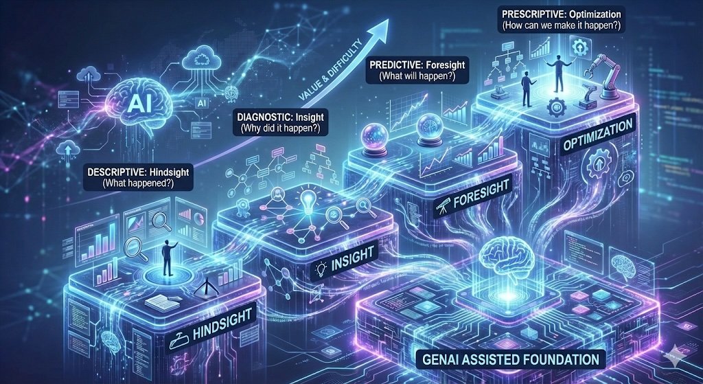 Beyond the Curve:&nbsp;Reassessing the Analytics Maturity Curve for the GenAI Era by Ranjan Bhattacharya