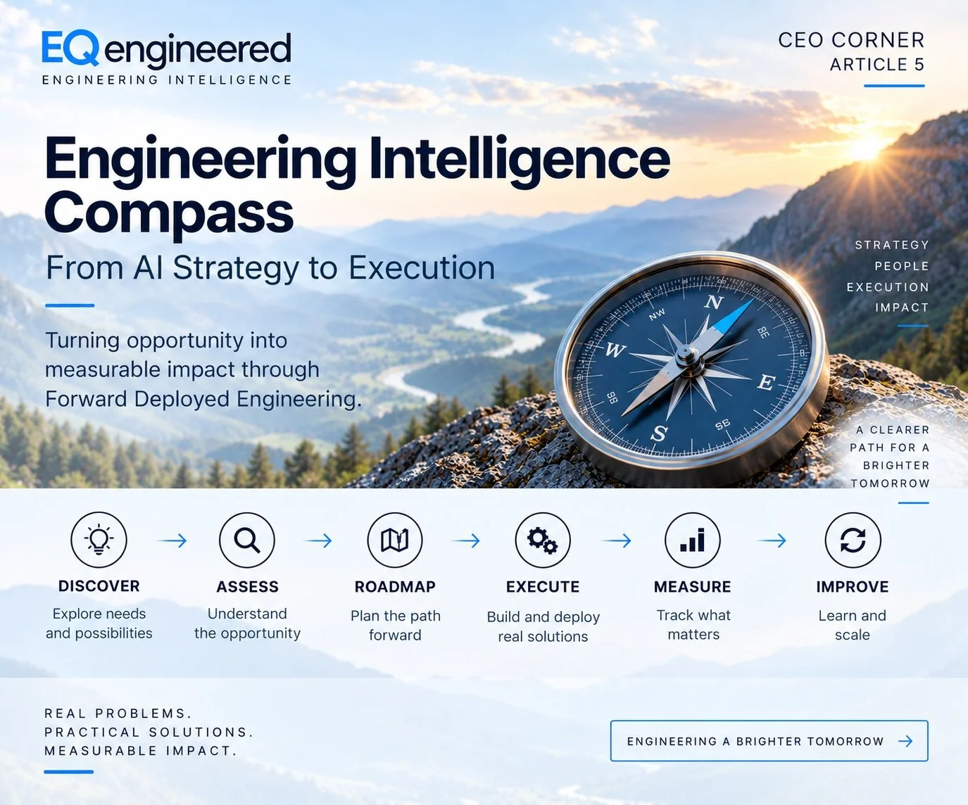 CEO Corner: Engineering Intelligence Compass: From AI Strategy to Execution (part 5 of 10 in the series) by Mark Hewitt